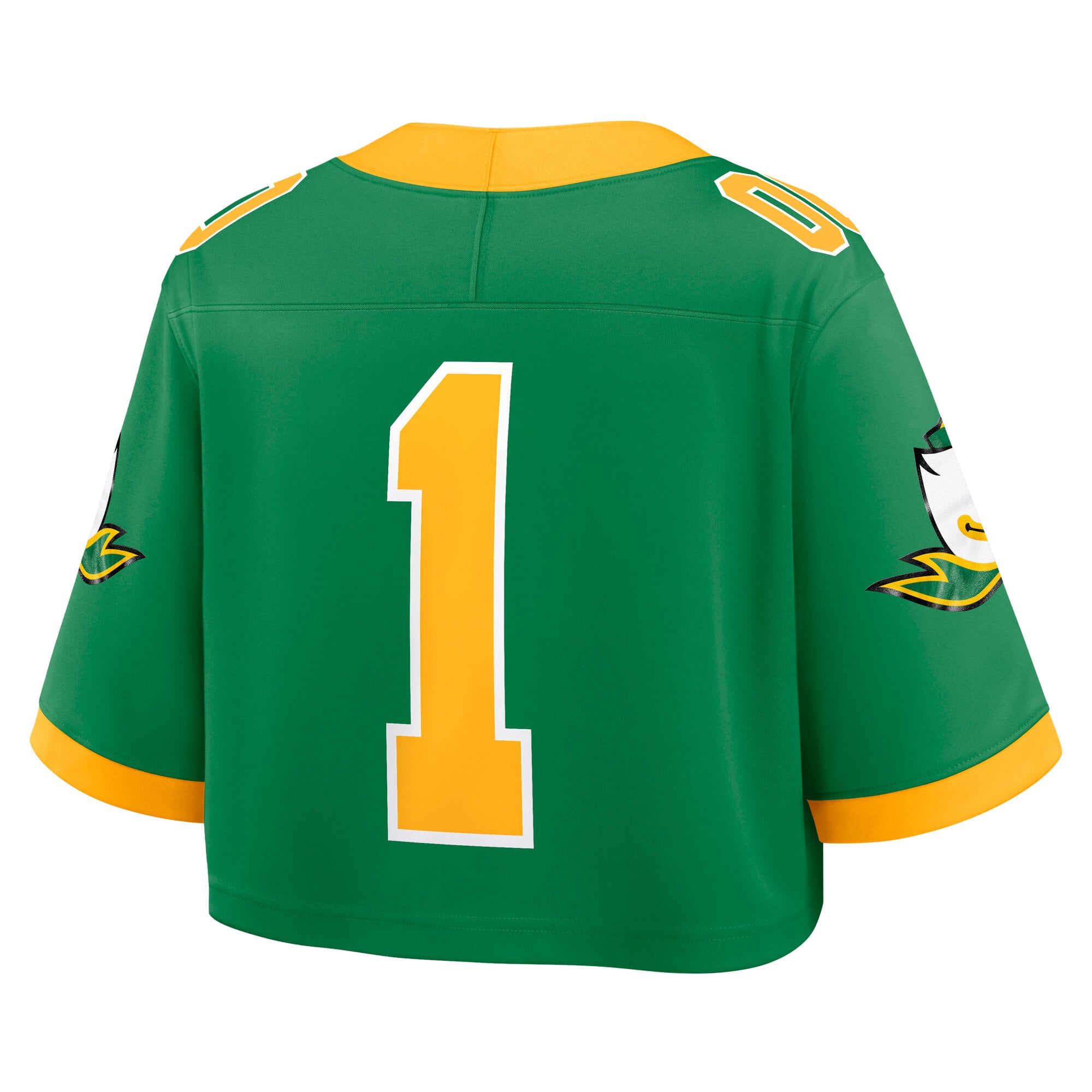 Women's Green Oregon Ducks Game Crop Top Jersey