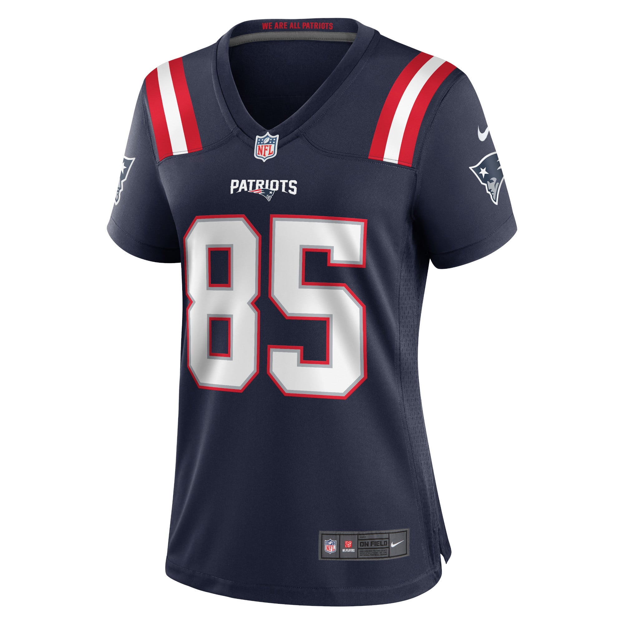 Women's New England Patriots Hunter Henry Navy Game Jersey