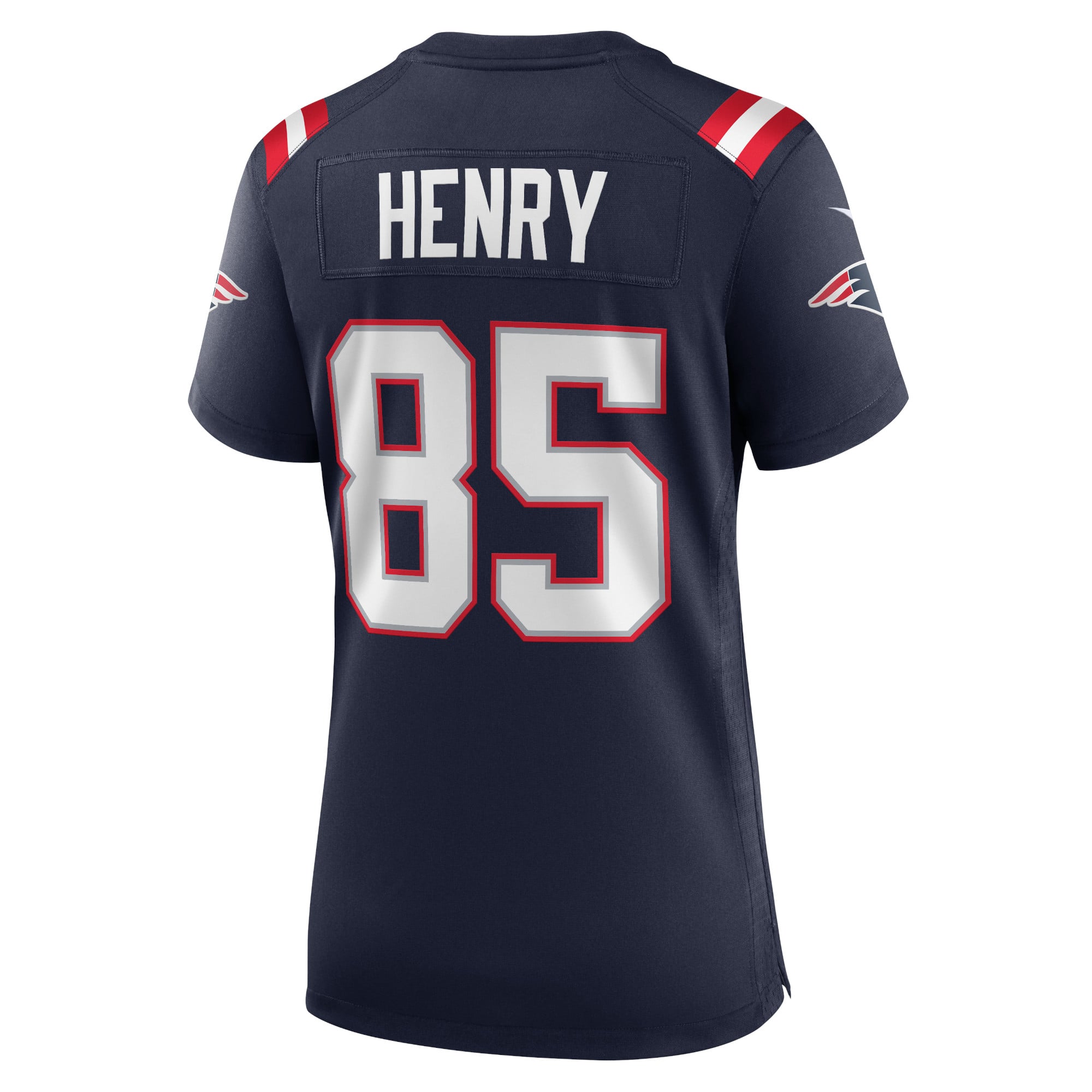 Women's New England Patriots Hunter Henry Navy Game Jersey