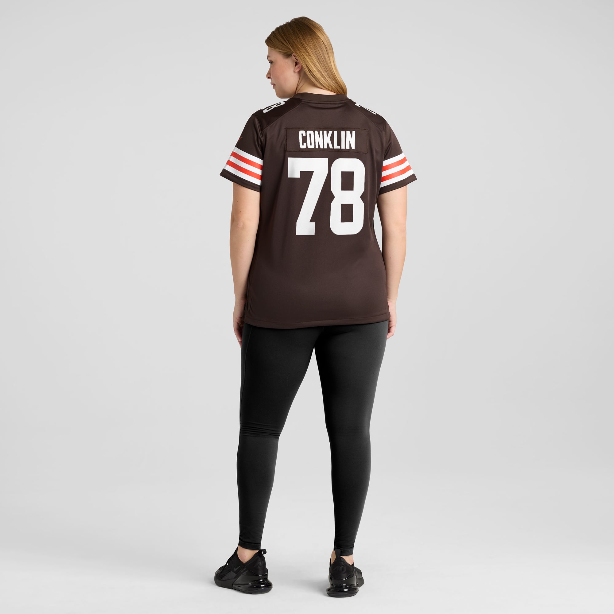 Women's Cleveland Browns Jack Conklin Brown Game Jersey