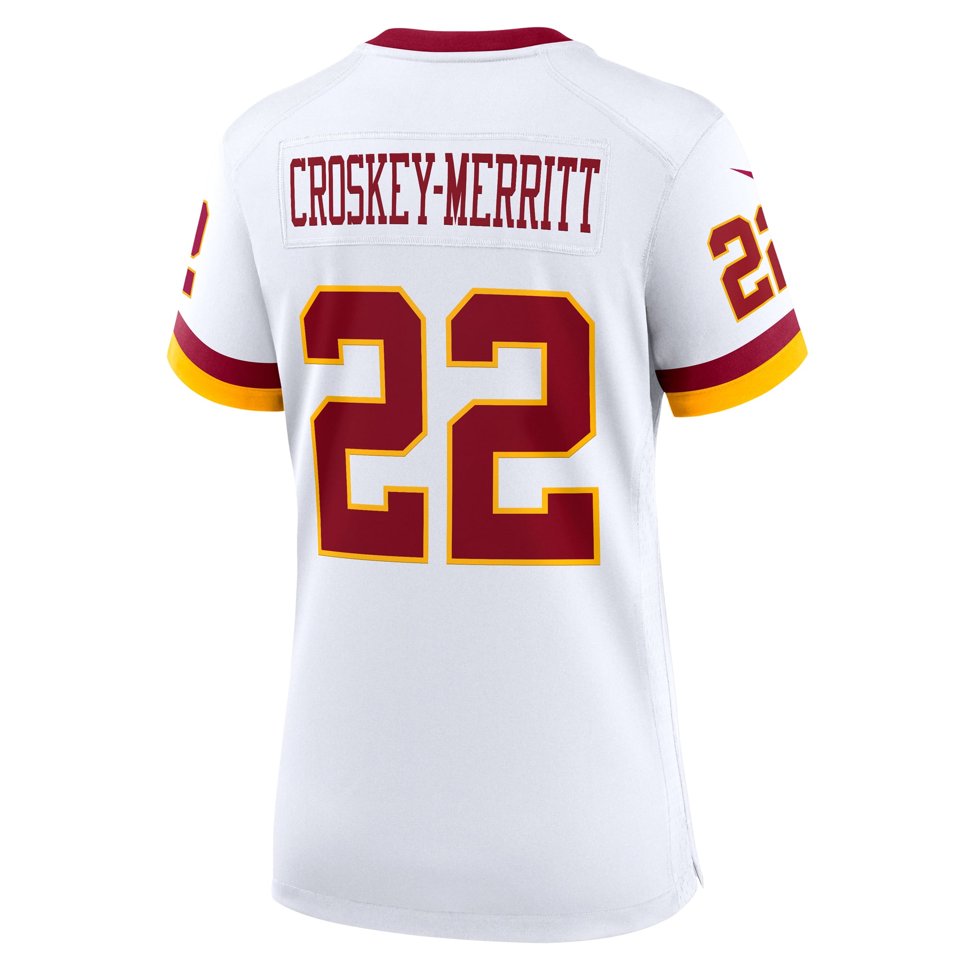 Women's Washington Commanders Jacory Croskey-Merritt White Game Super Bowl Era Jersey