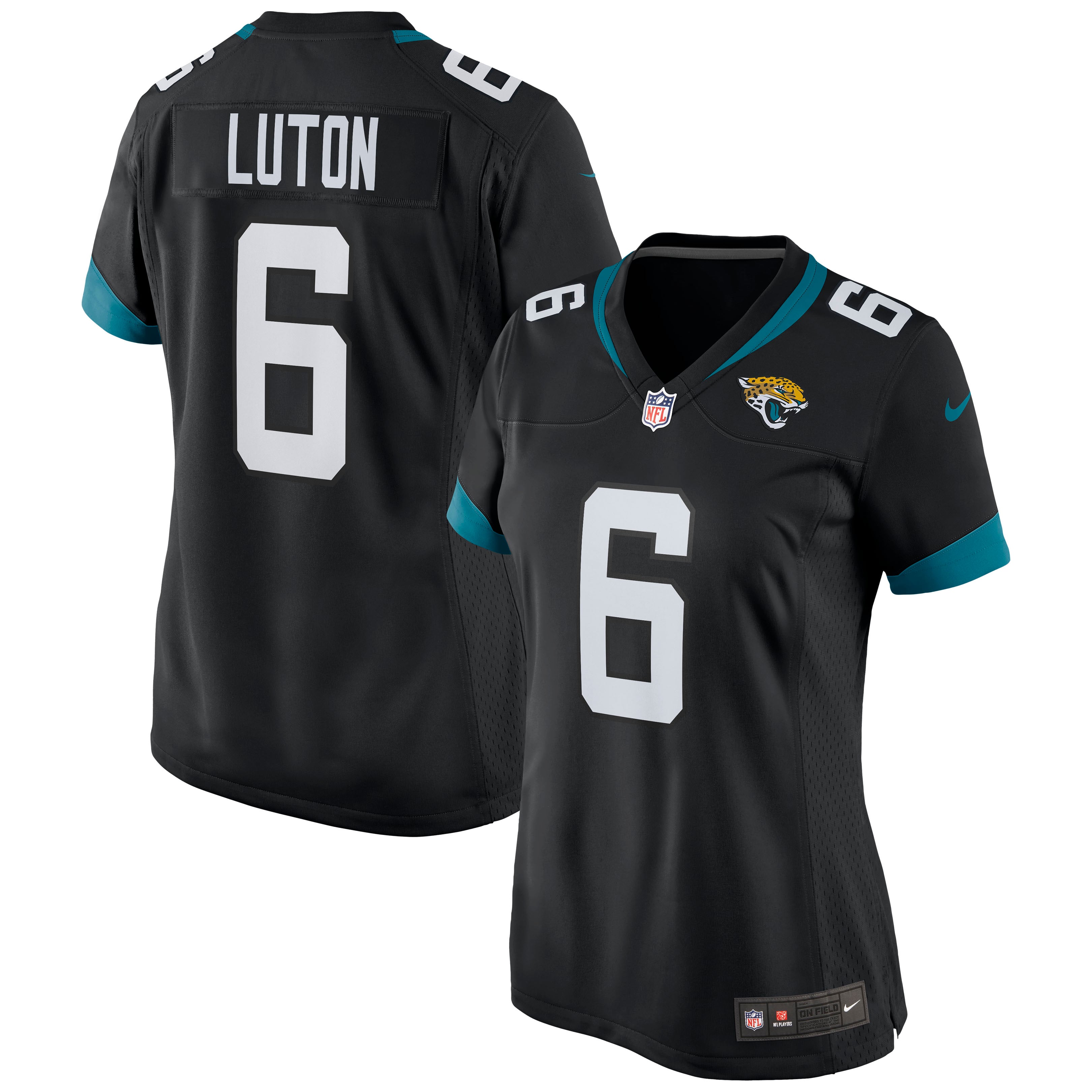 Women's Jacksonville Jaguars Jake Luton Black Game Jersey