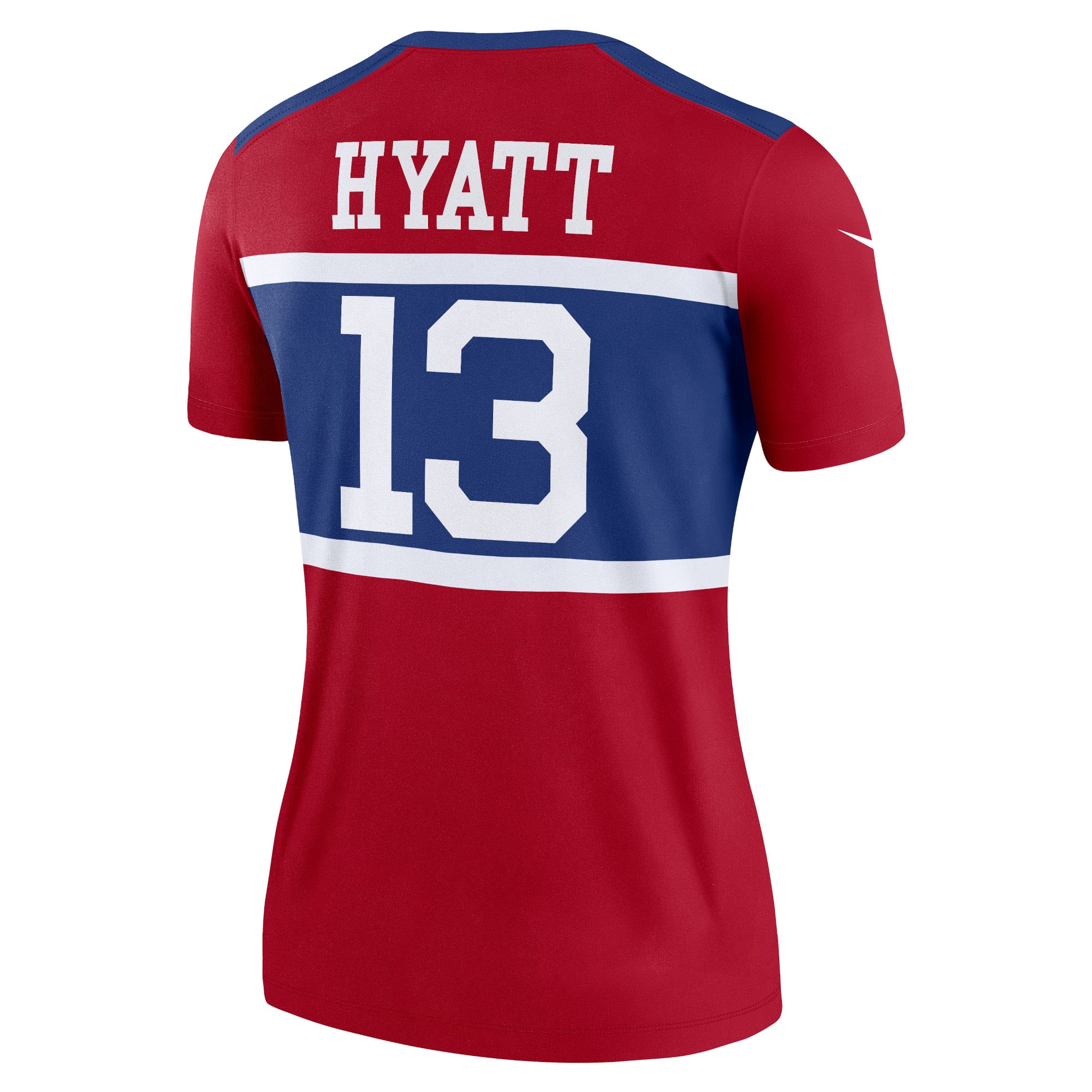 Women's New York Giants Jalin Hyatt Red Alternate Legend Player Performance Top