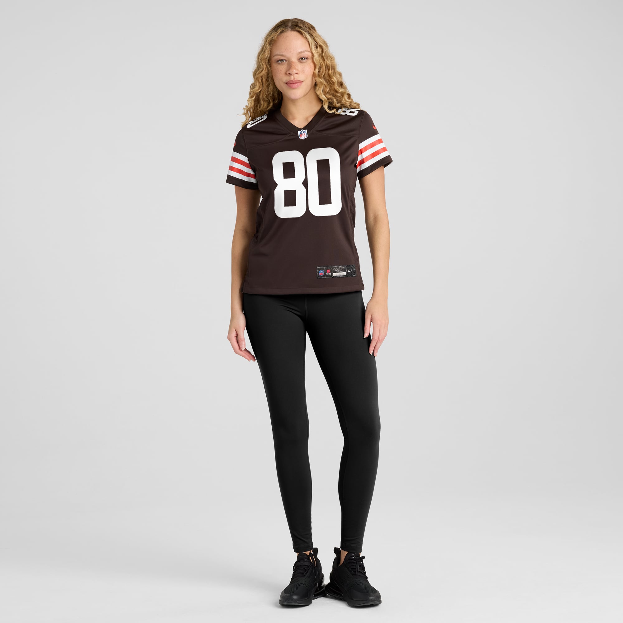 Women's Cleveland Browns Jamari Thrash Brown Game Jersey