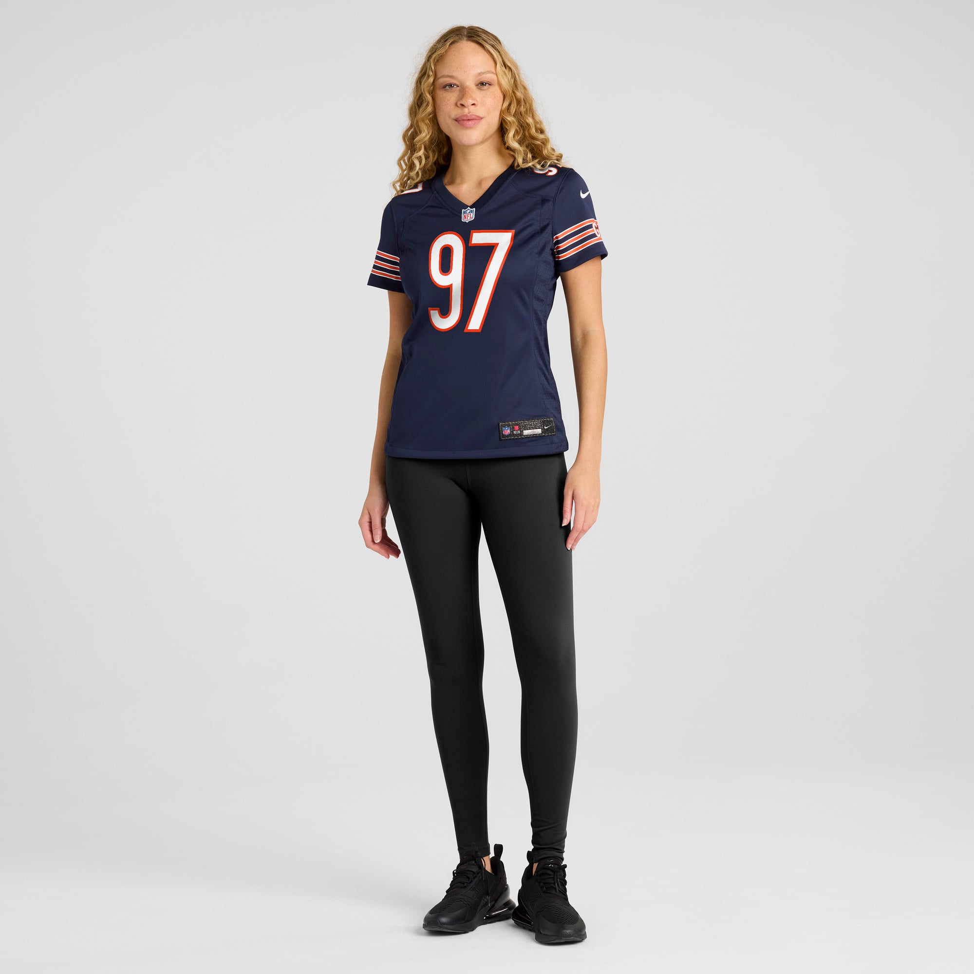 Women's Chicago Bears James Lynch Navy Team Game Jersey