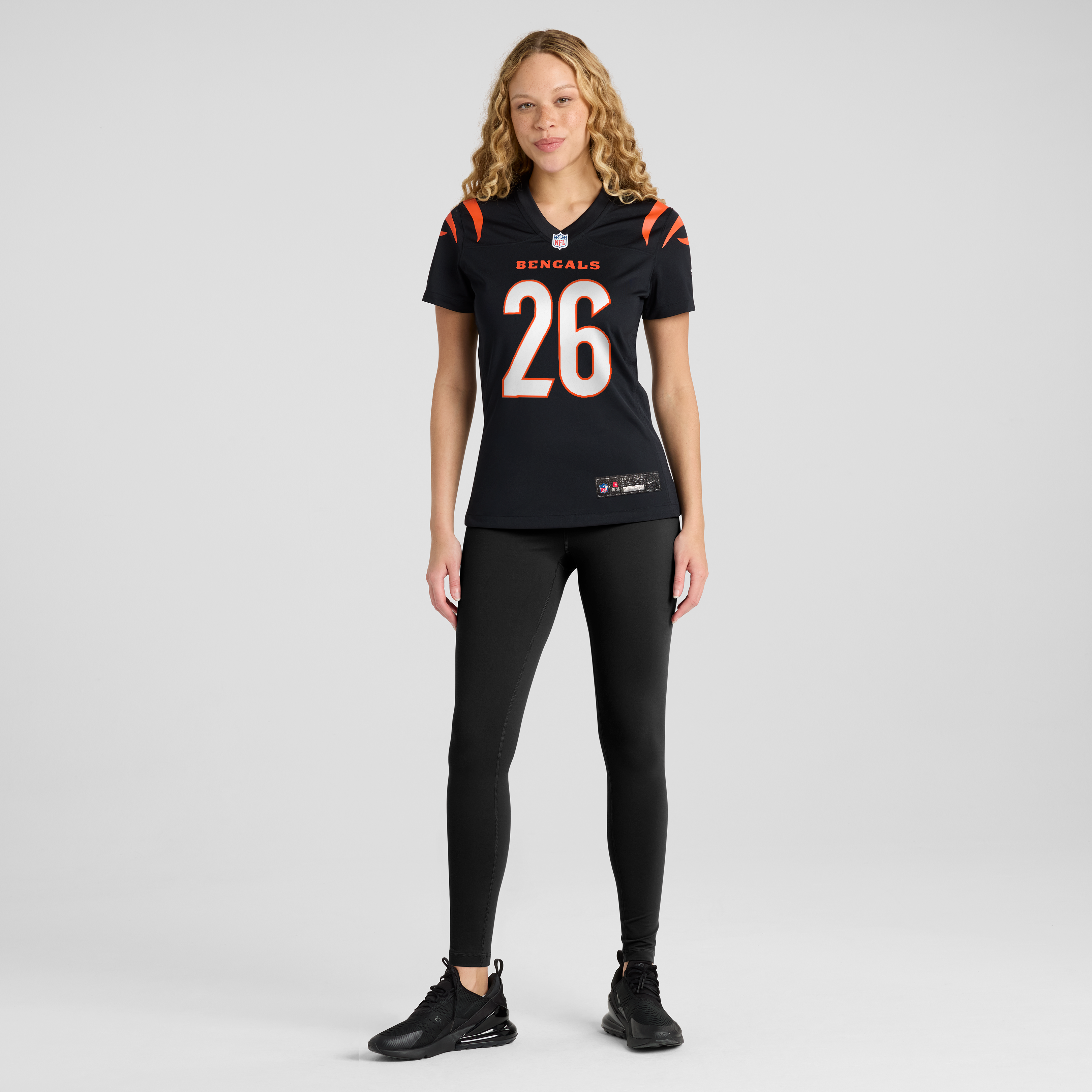 Women's Cincinnati Bengals Ja'Sir Taylor Black Team Game Jersey