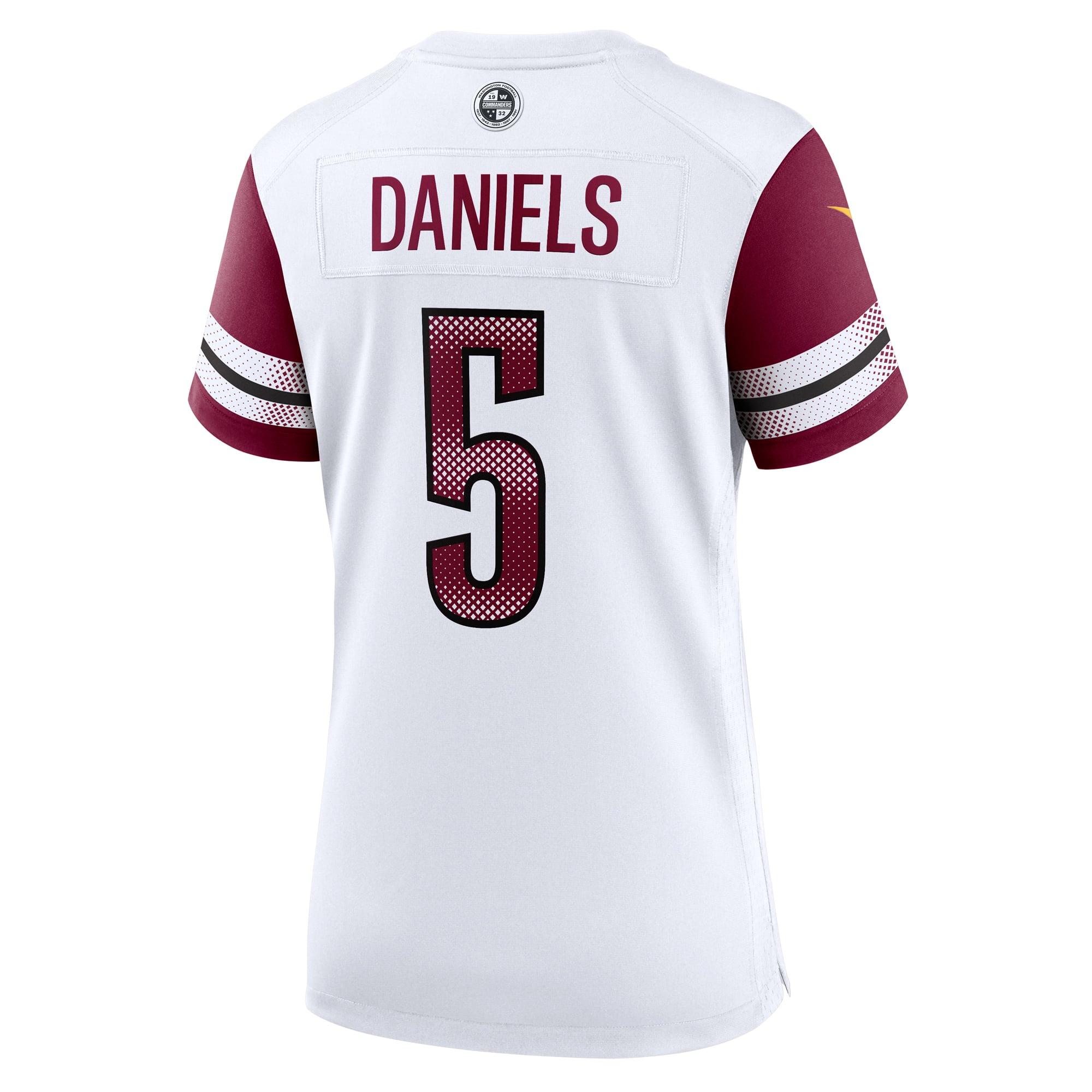 Women's Washington Commanders Jayden Daniels White Game Jersey