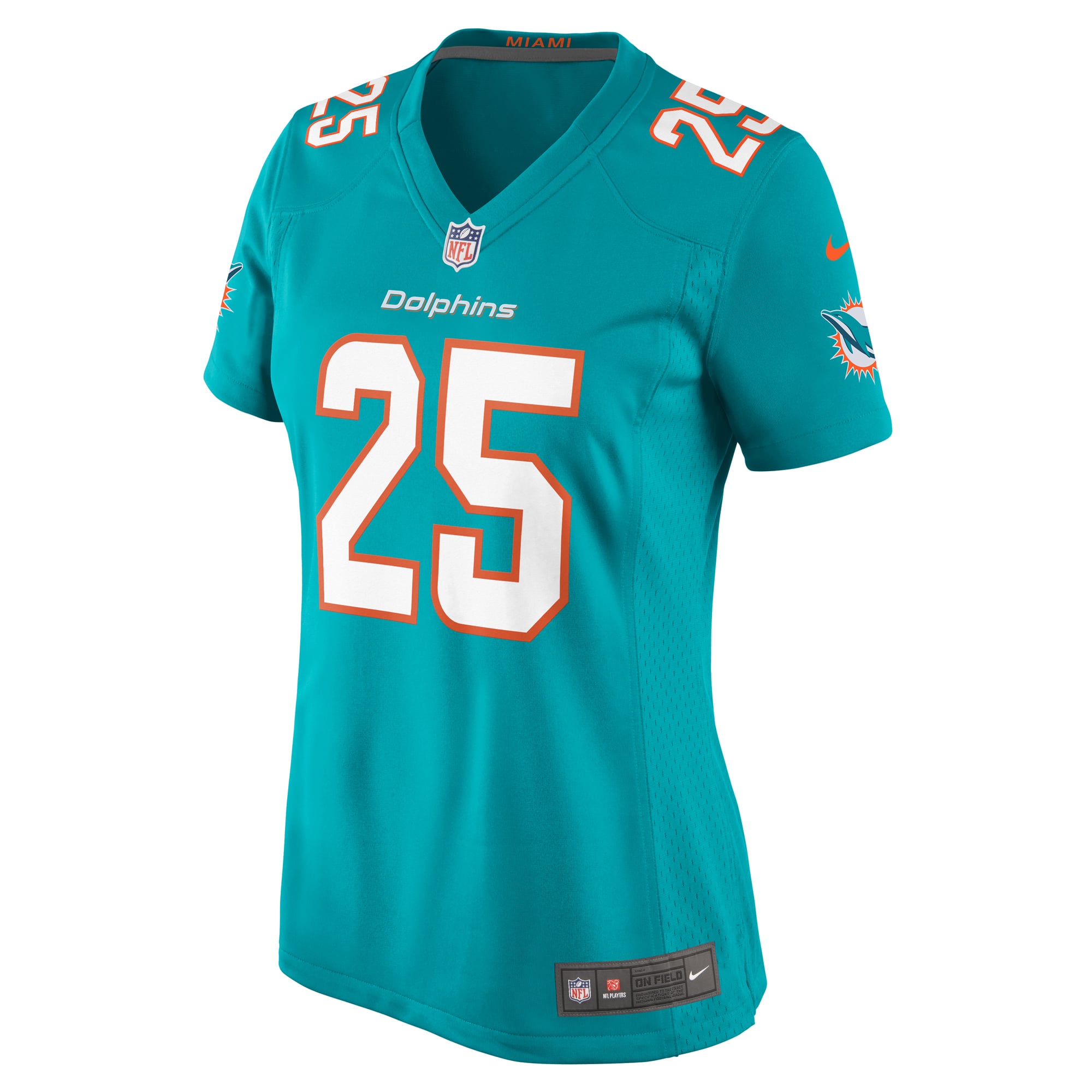 Women's Miami Dolphins Jaylen Wright Aqua Game Jersey