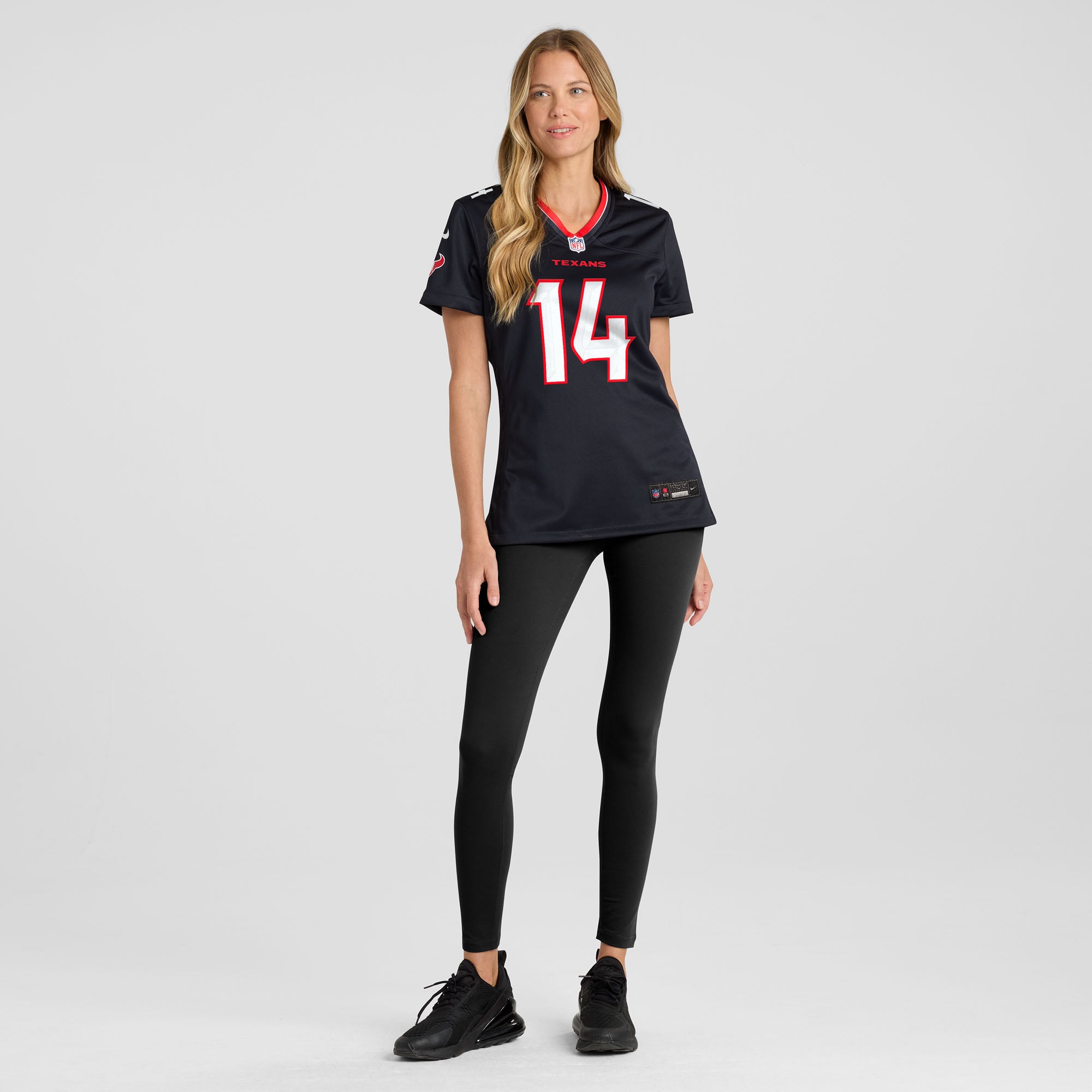Women's Houston Texans Jaylin Noel Navy Team Game Jersey