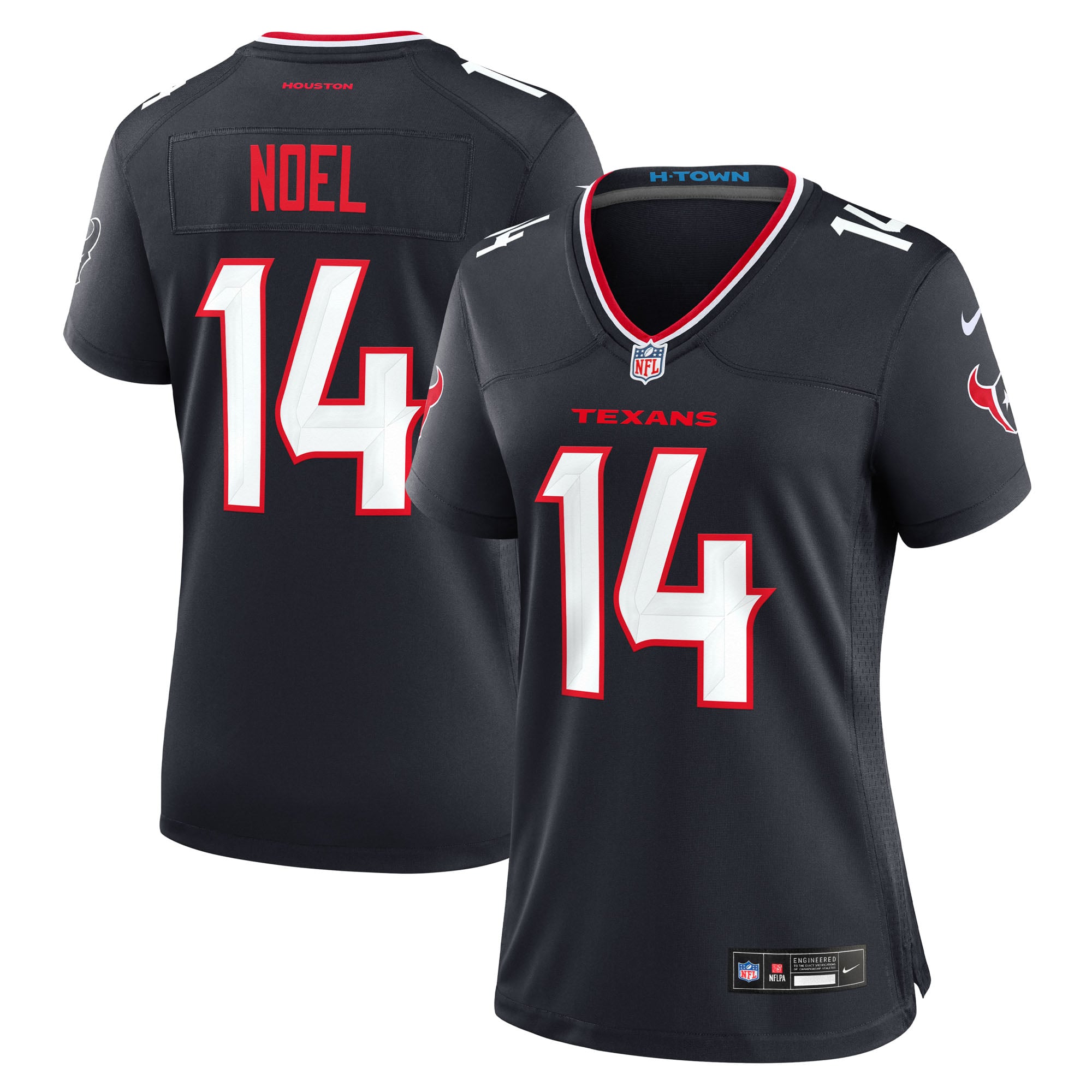 Women's Houston Texans Jaylin Noel Navy Team Game Jersey