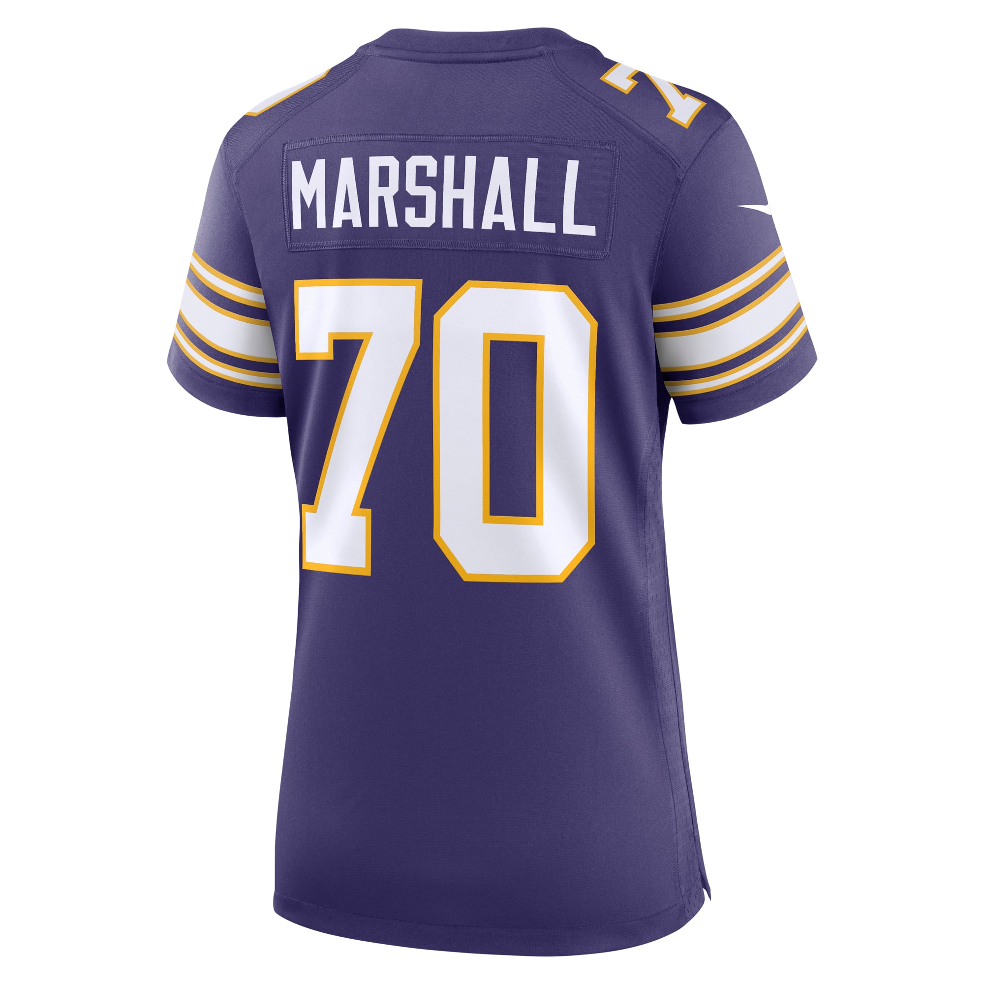 Women's Minnesota Vikings Jim Marshall Purple Classic Retired Player Jersey