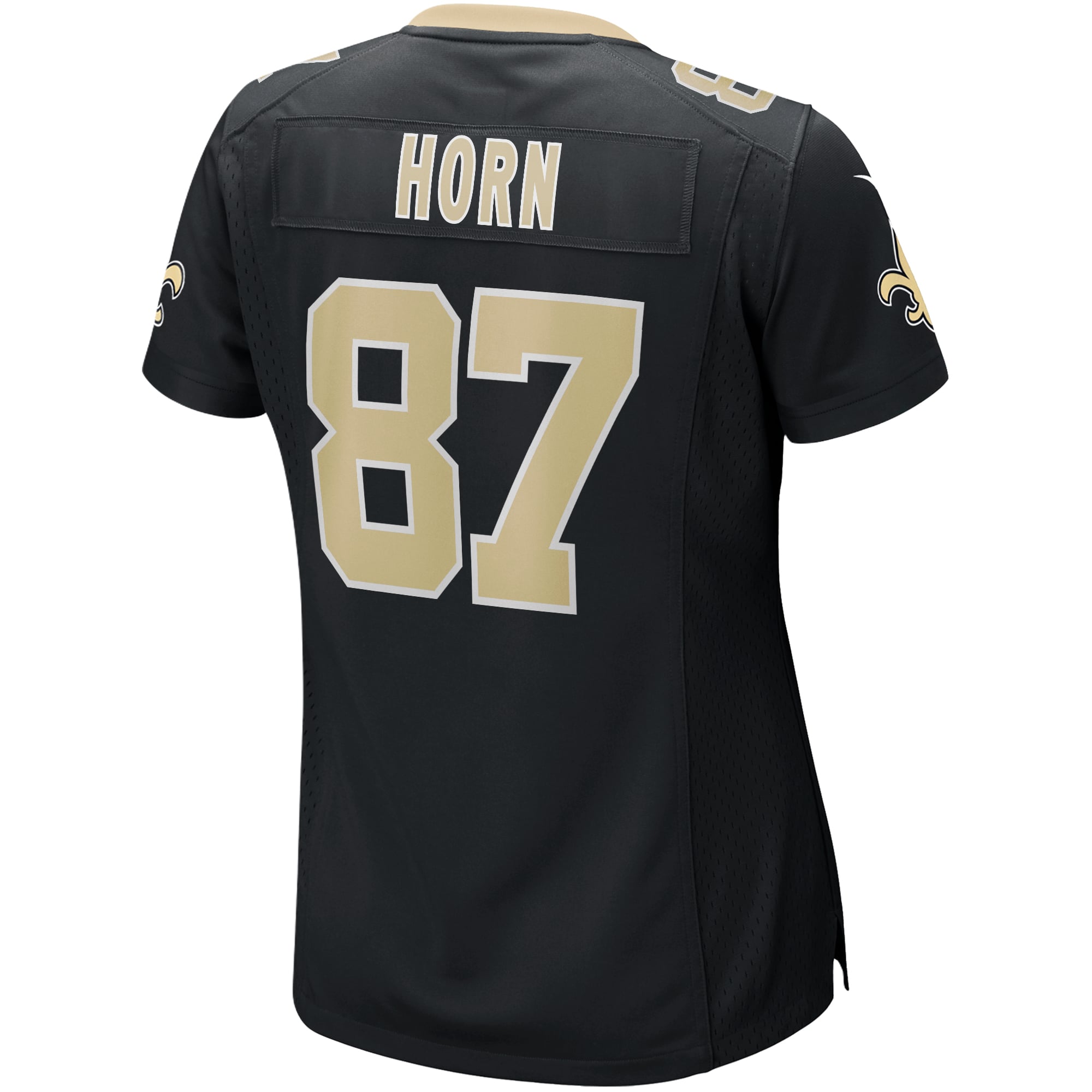 Women's New Orleans Saints Joe Horn Black Game Retired Player Jersey