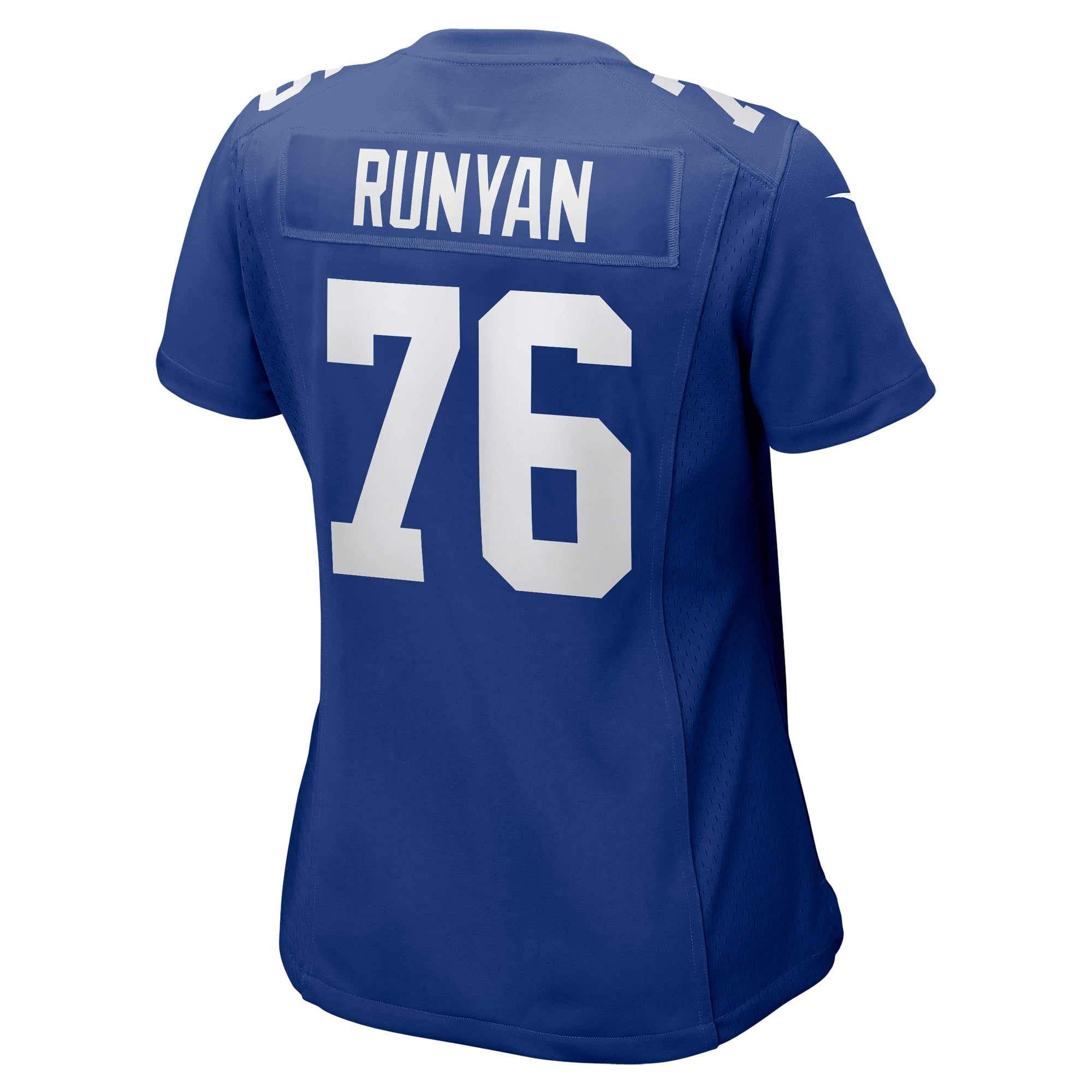 Women's New York Giants Jon Runyan Royal Game Jersey