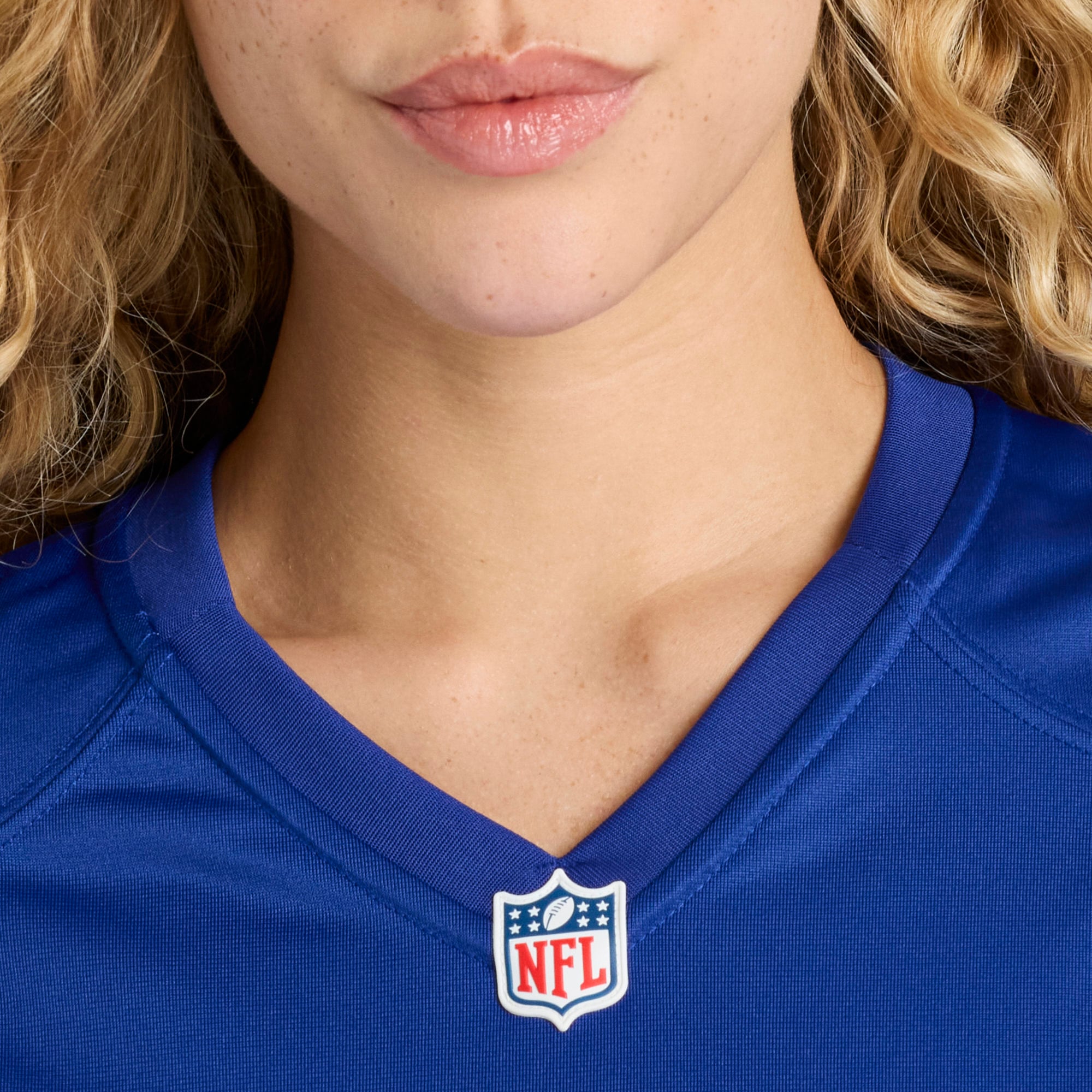 Women's New York Giants Jon Runyan Royal Game Jersey
