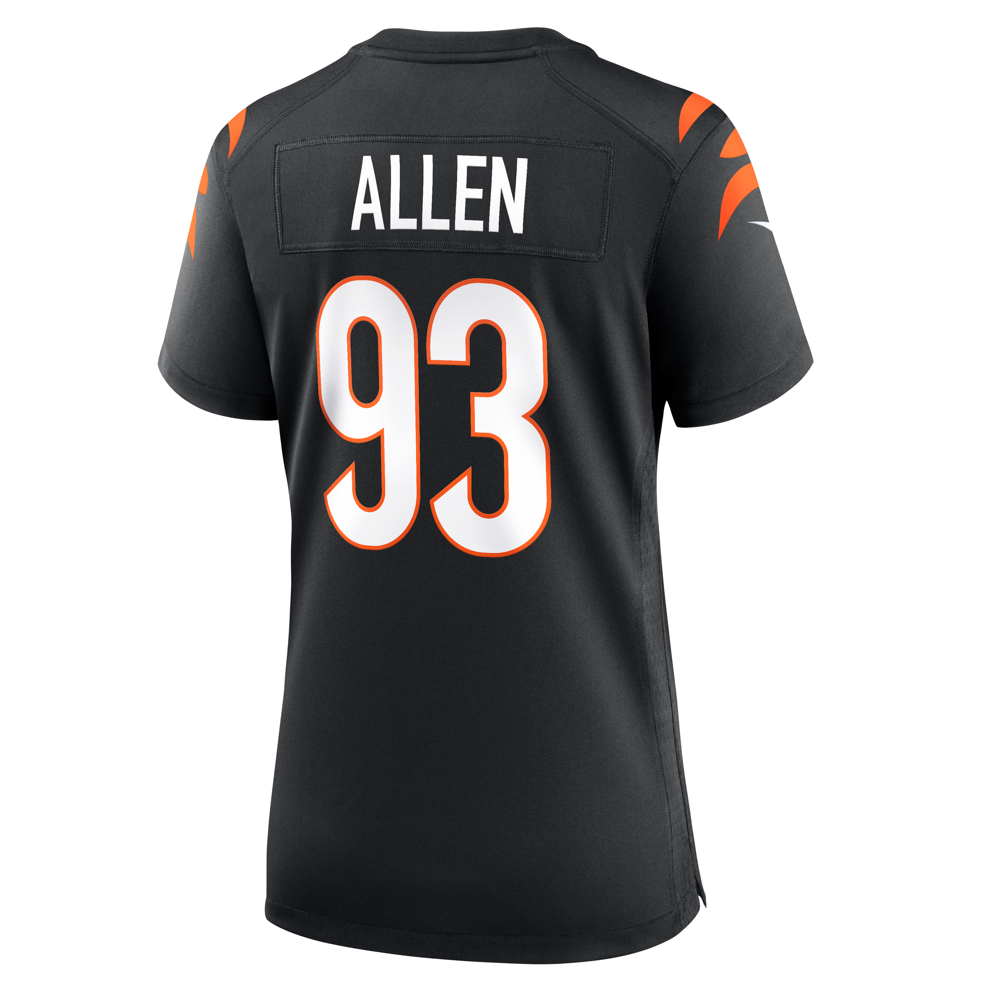 Women's Cincinnati Bengals Jonathan Allen Black Team Game Jersey