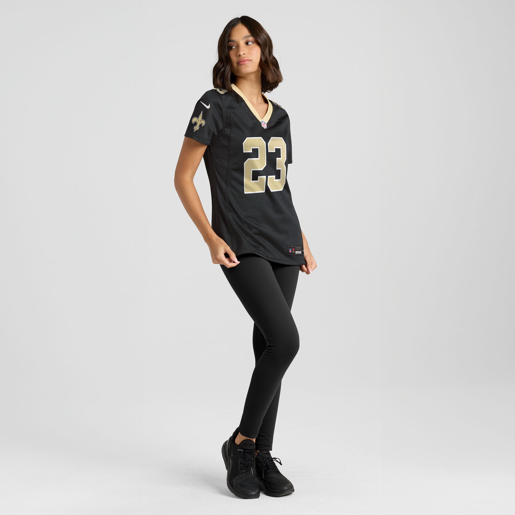 Women's New Orleans Saints Julian Blackmon Black Team Game Jersey