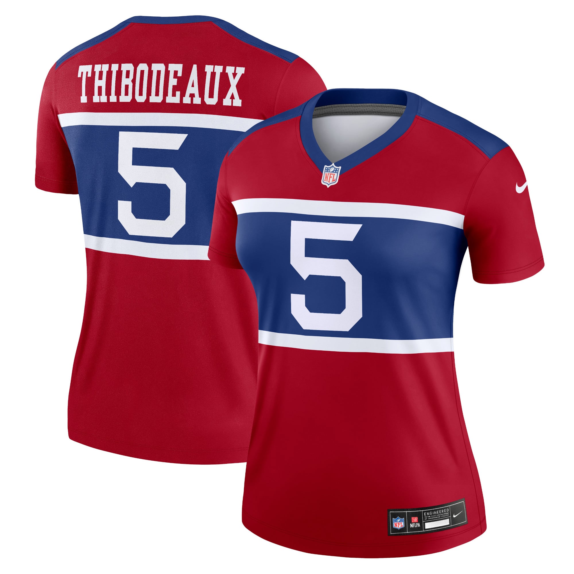 Women's New York Giants Kayvon Thibodeaux Red Alternate Legend Player Performance Top