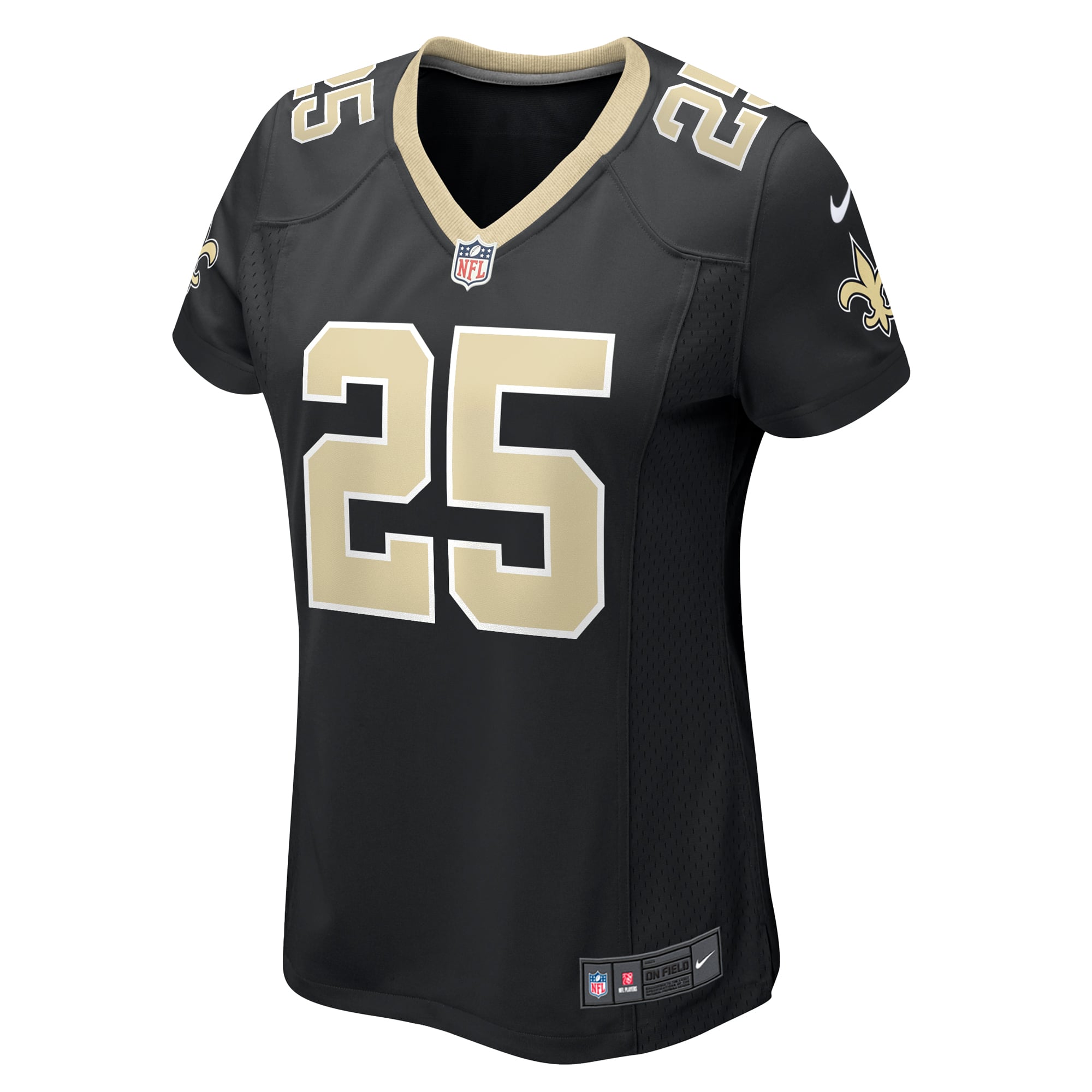 Women's New Orleans Saints Kendre Miller Black Team Game Jersey