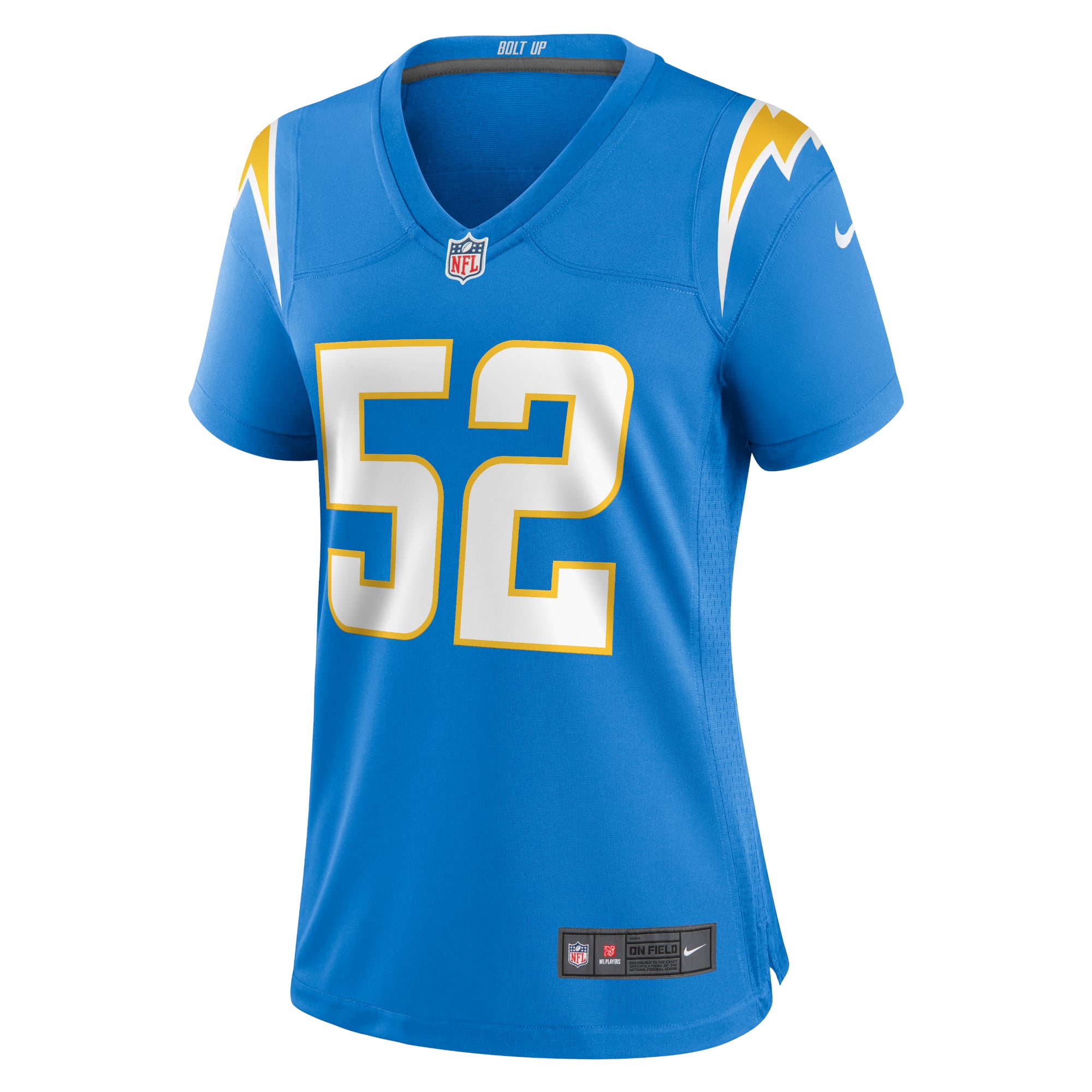 Women's Los Angeles Chargers Khalil Mack Powder Blue Player Jersey