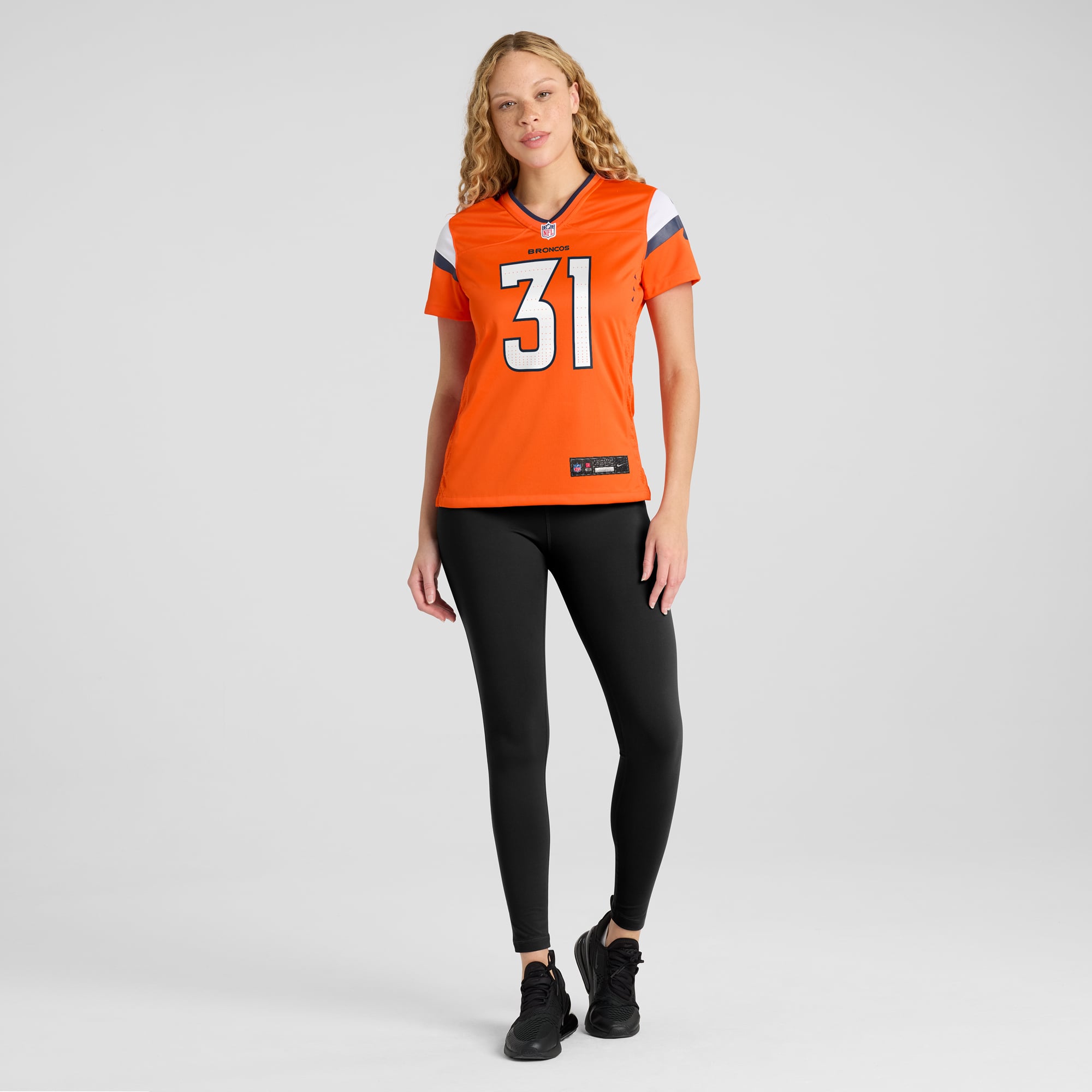 Women's Denver Broncos Kris Abrams-Draine Orange Team Game Jersey