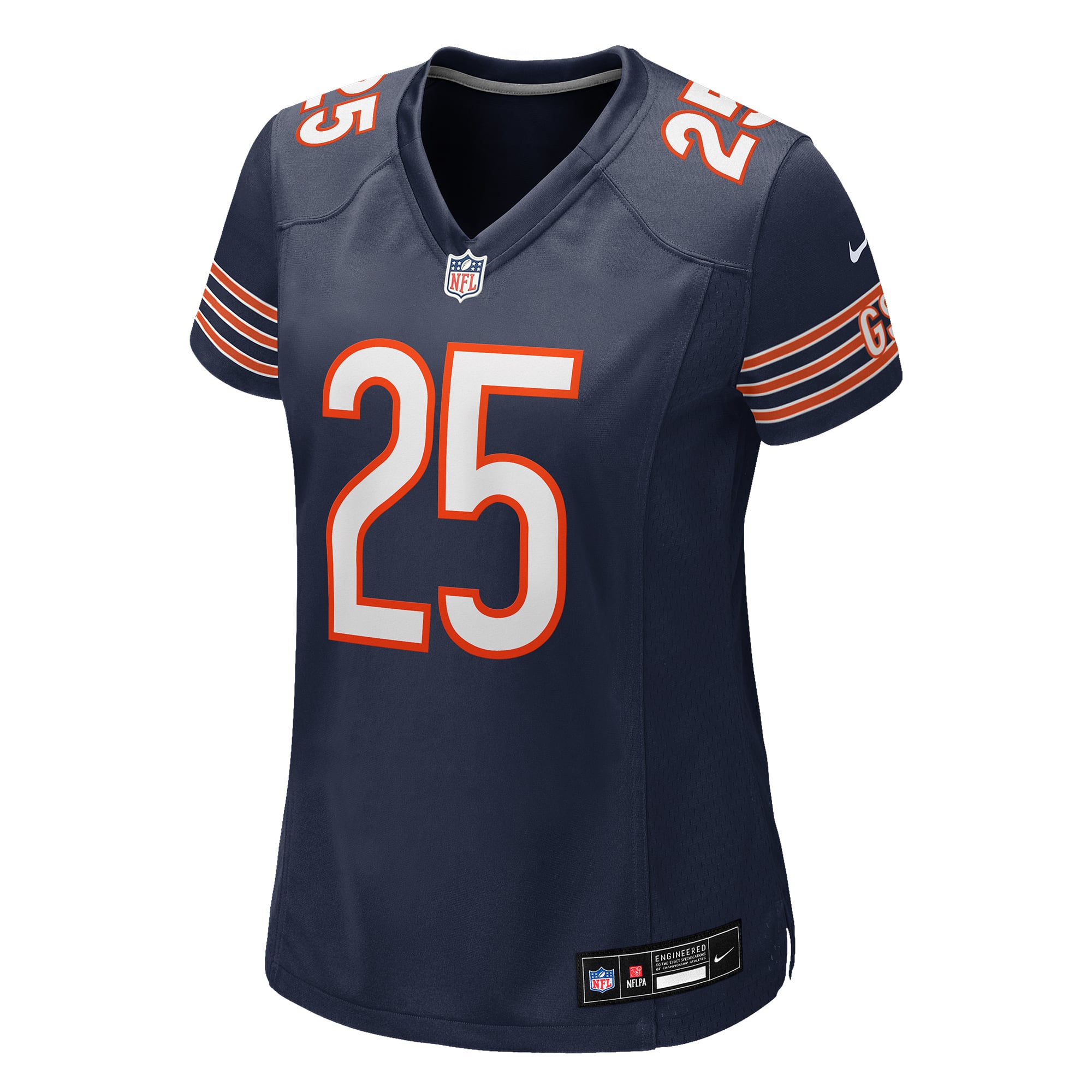 Women's Chicago Bears Kyle Monangai Navy Team Game Jersey
