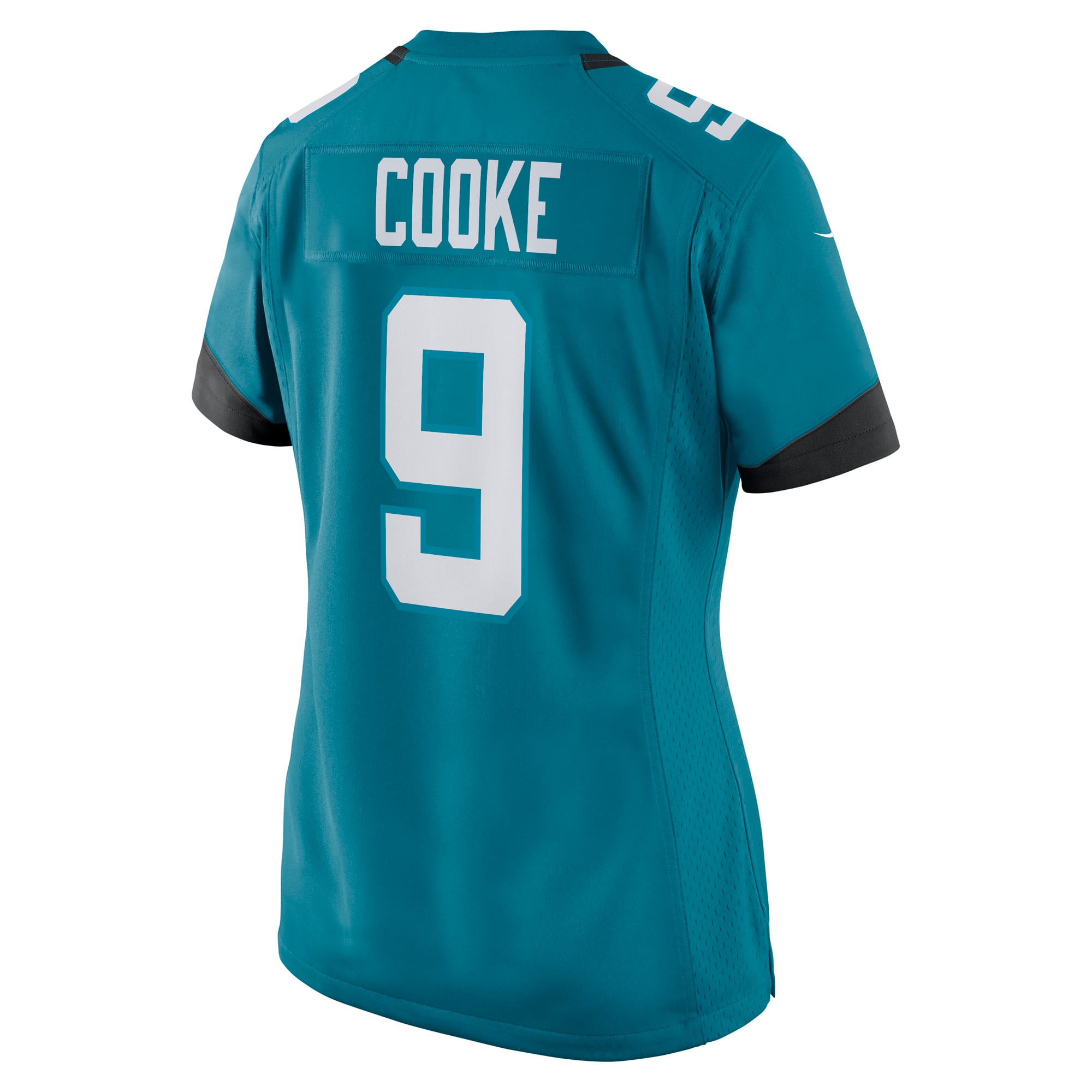Women's Jacksonville Jaguars Logan Cooke Teal Game Jersey
