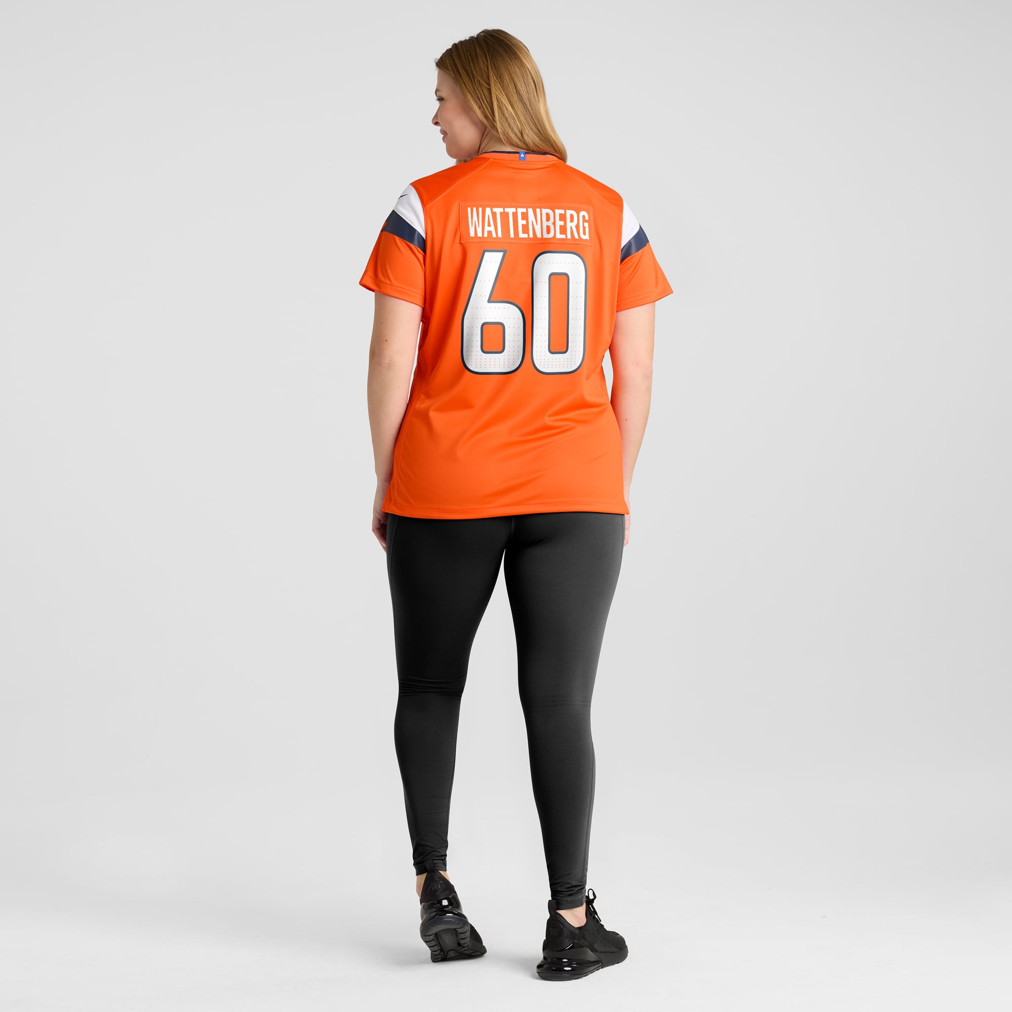Women's Denver Broncos Luke Wattenberg Orange Team Game Jersey