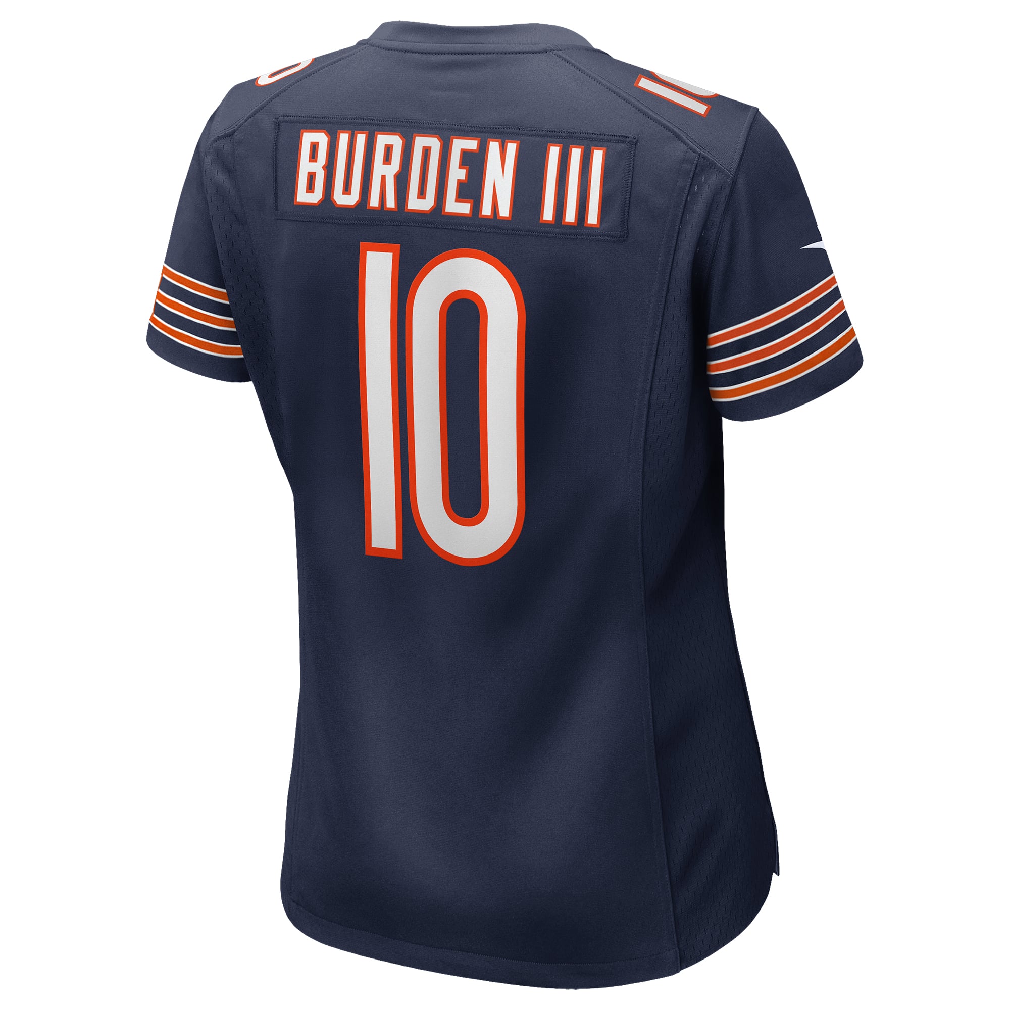 Women's Chicago Bears Luther Burden III Navy Team Game Jersey
