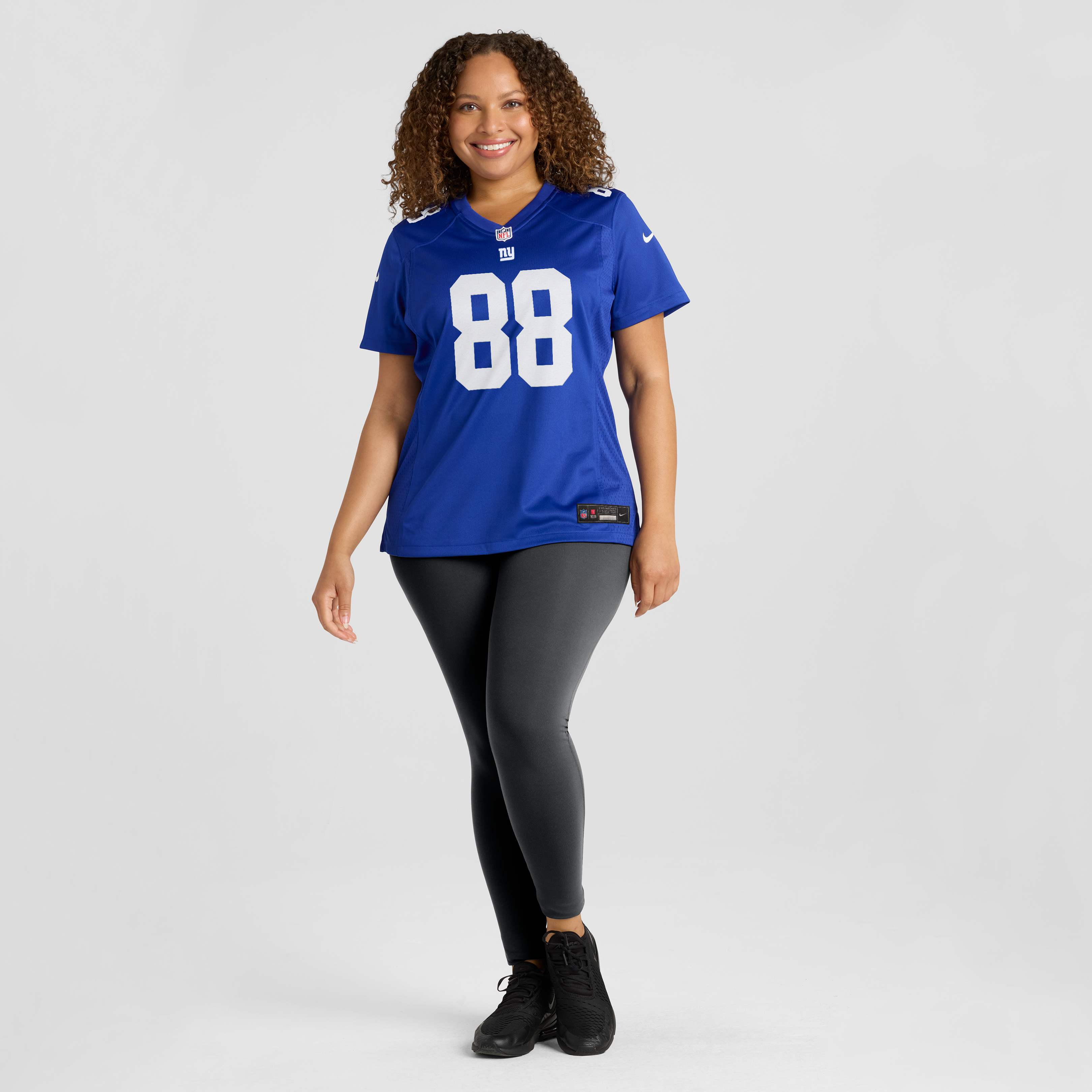Women's New York Giants Malachi Fields Royal Team Game Jersey