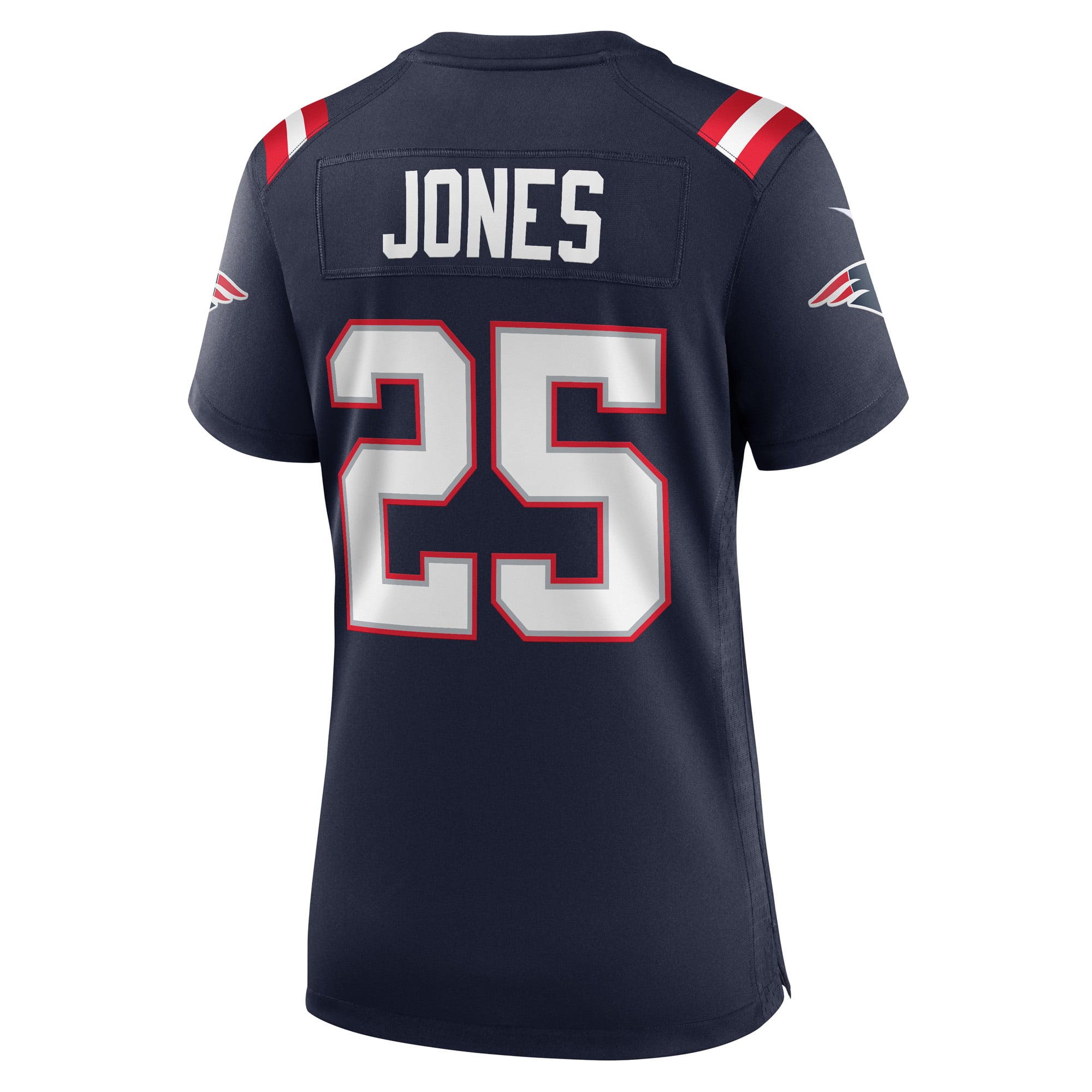 Women's New England Patriots Marcus Jones Navy Game Jersey