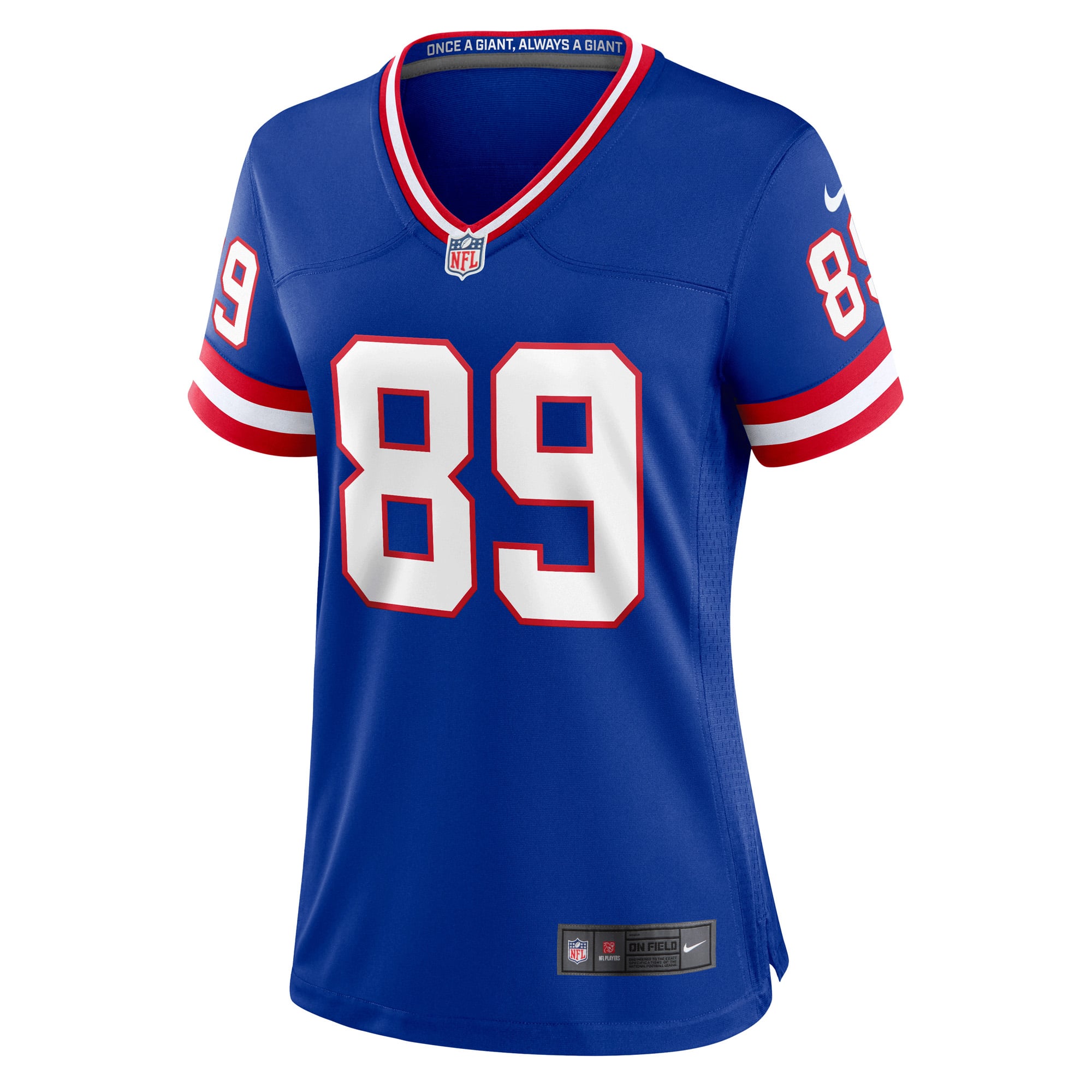 Women's New York Giants Mark Bavaro Royal Classic Retired Player Game Jersey