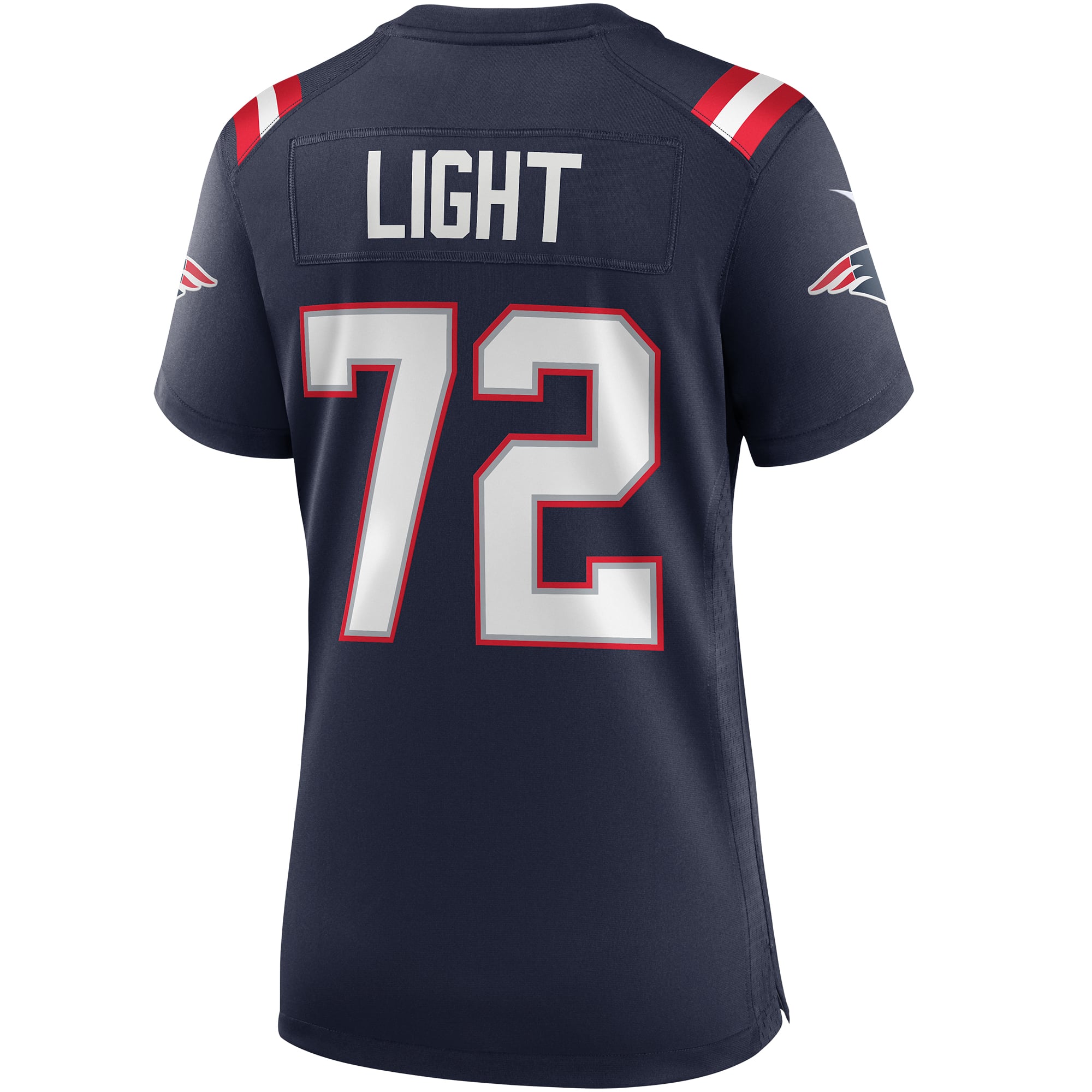 Women's New England Patriots Matt Light Navy Game Retired Player Jersey