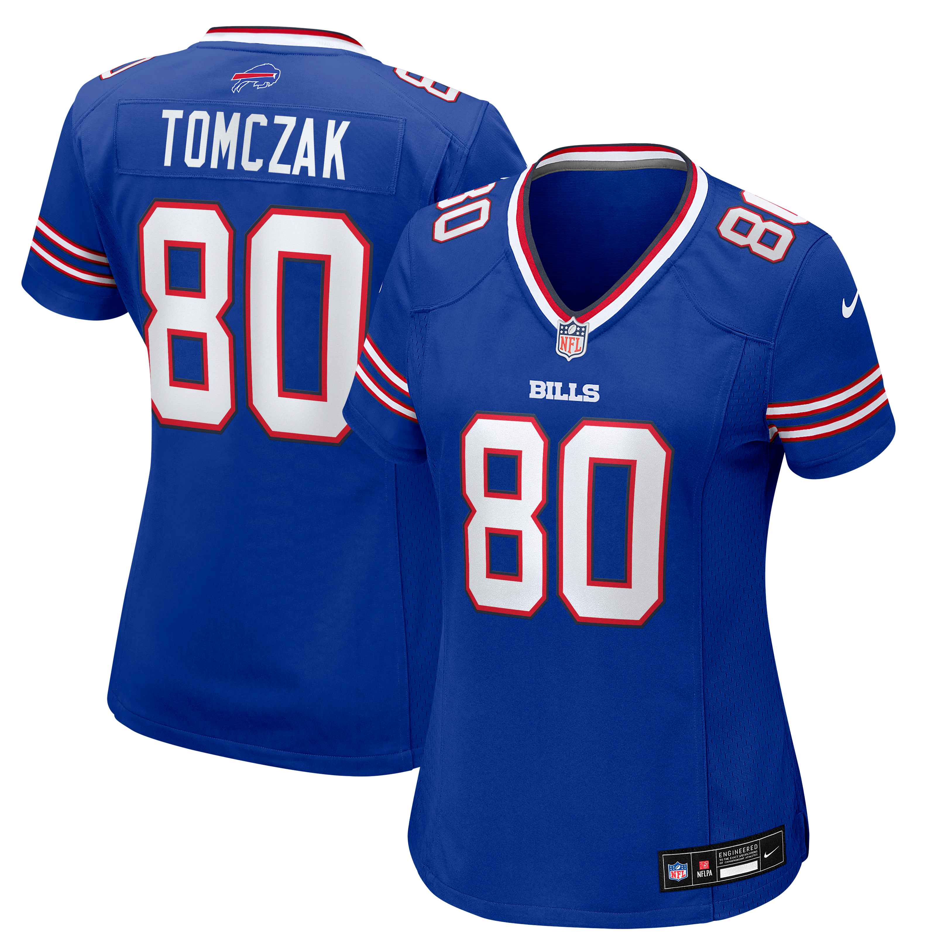 Women's Buffalo Bills Max Tomczak Royal Team Game Jersey
