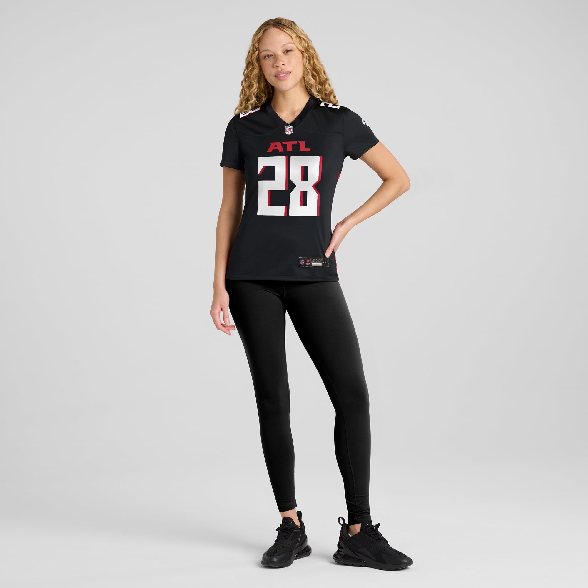 Women's Atlanta Falcons Mike Davis Black Game Player Jersey