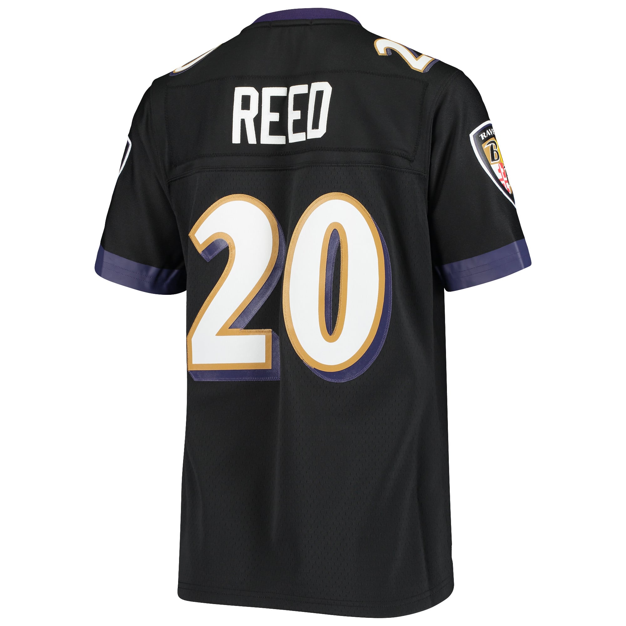 Women's Baltimore Ravens Ed Reed Black Legacy Replica Team Jersey