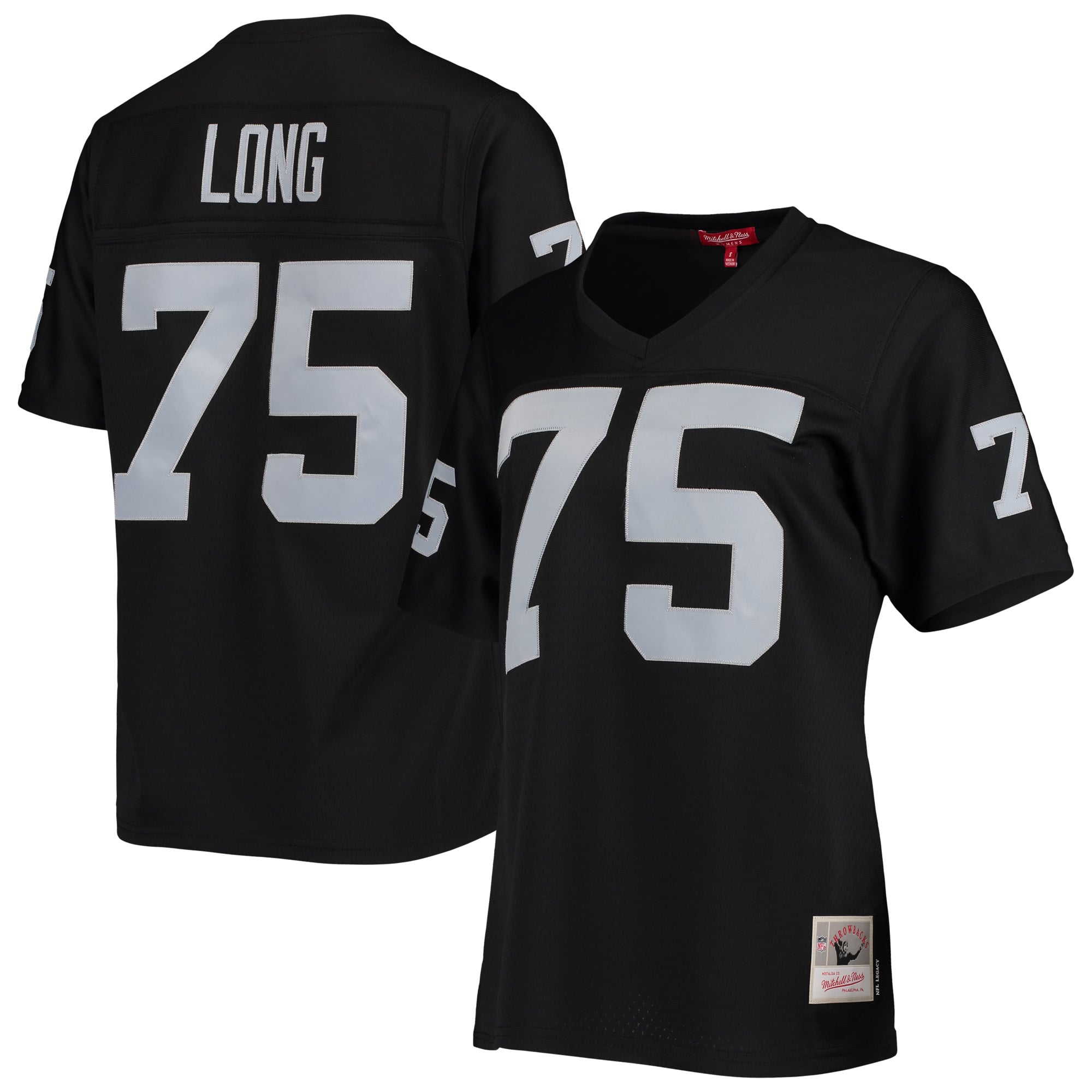 Women's Las Vegas Raiders Howie Long Black Legacy Replica Player Jersey