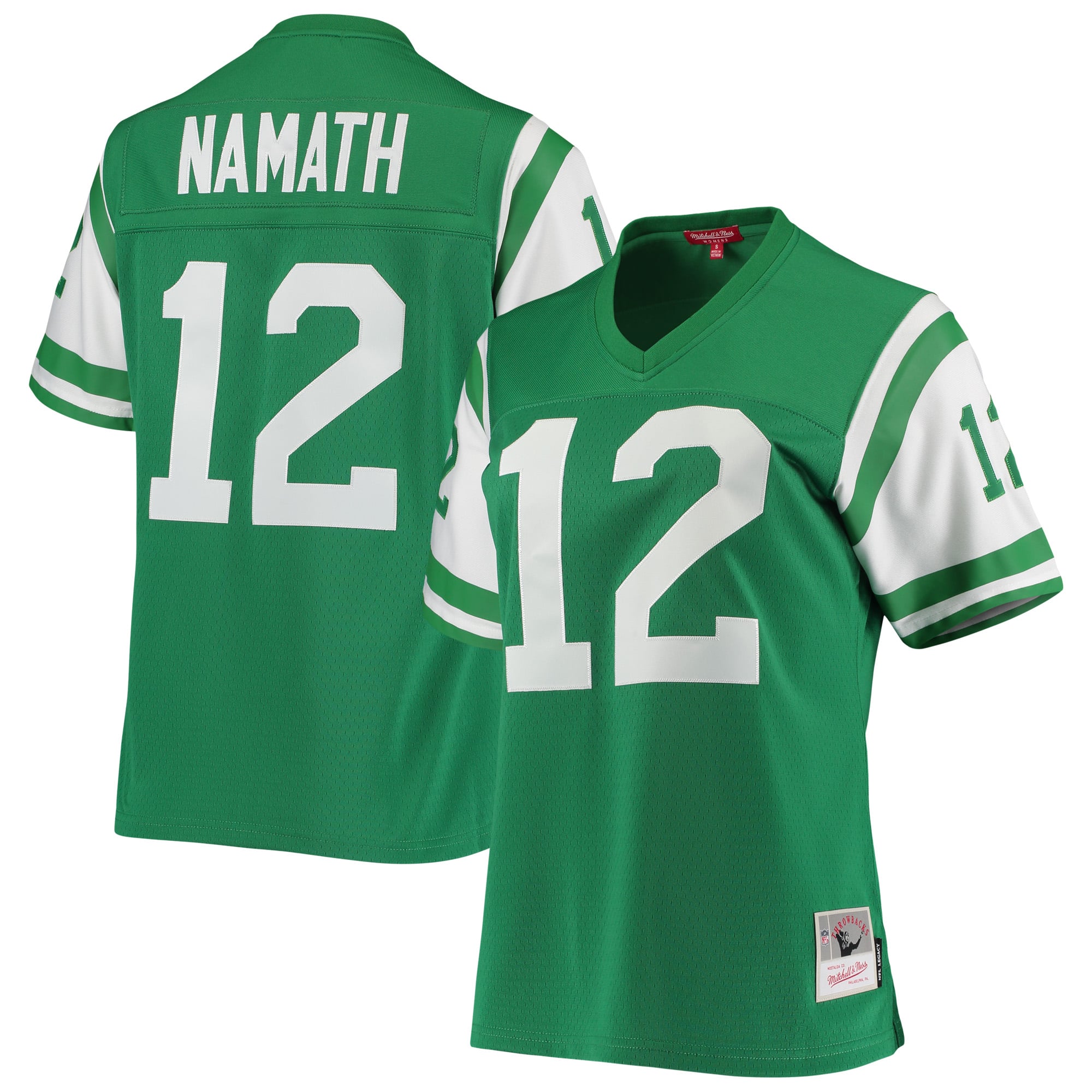 Women's New York Jets Joe Namath Green 1969 Legacy Replica Jersey