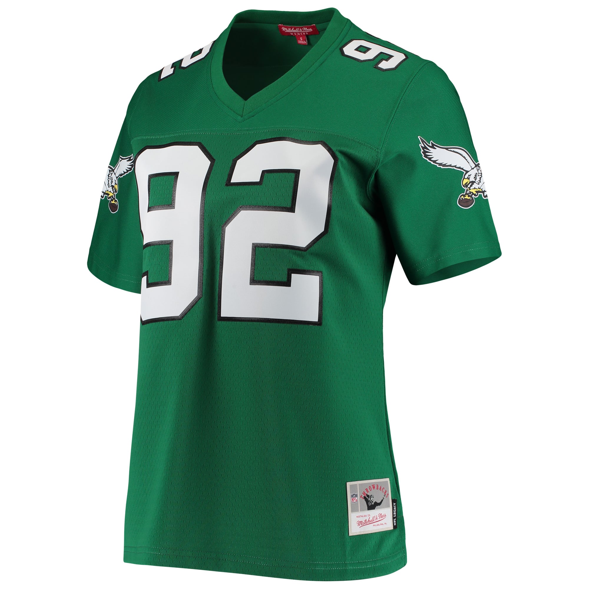 Women's Philadelphia Eagles Reggie White Kelly Green 1990 Legacy Replica Jersey