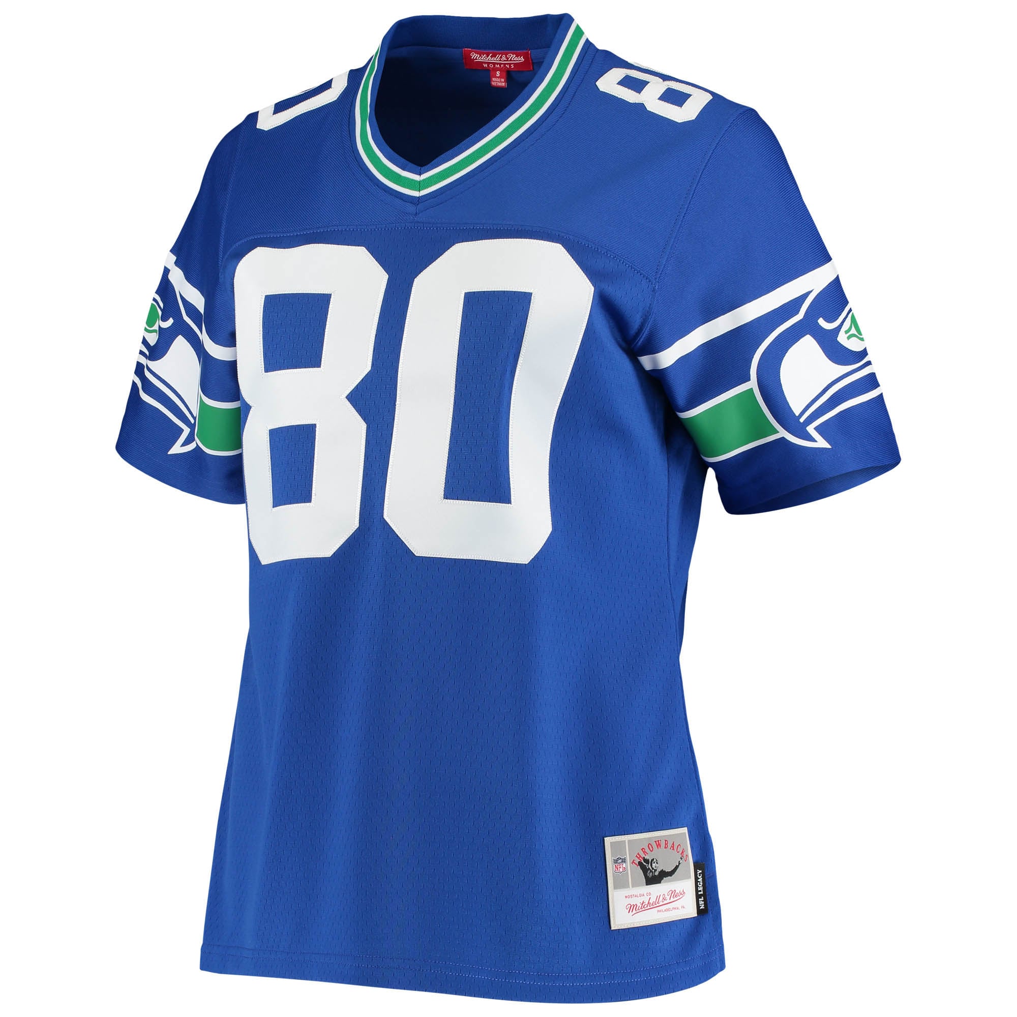 Women's Seattle Seahawks Steve Largent Royal 1985 Legacy Replica Jersey
