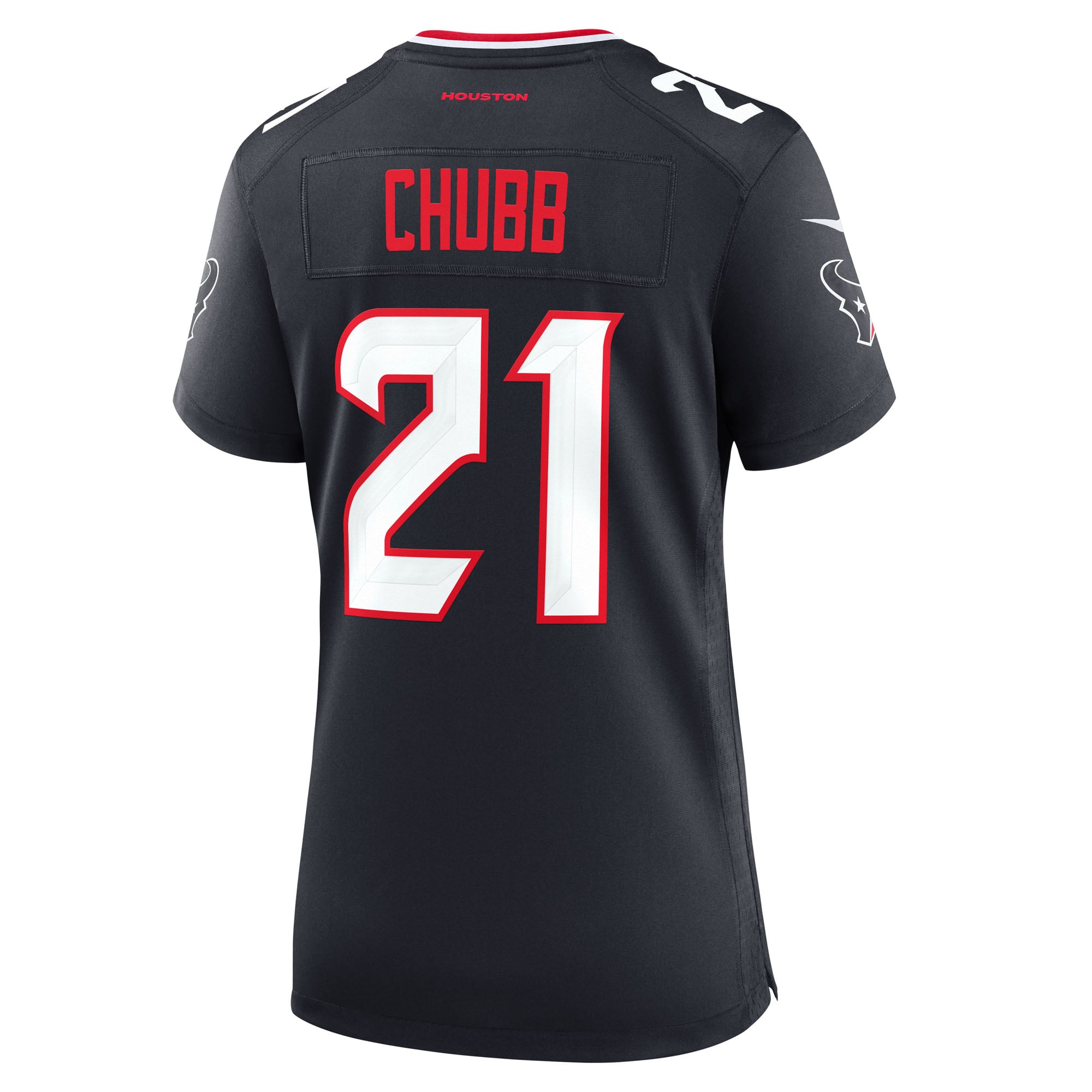 Women's Houston Texans Nick Chubb Navy Team Game Jersey