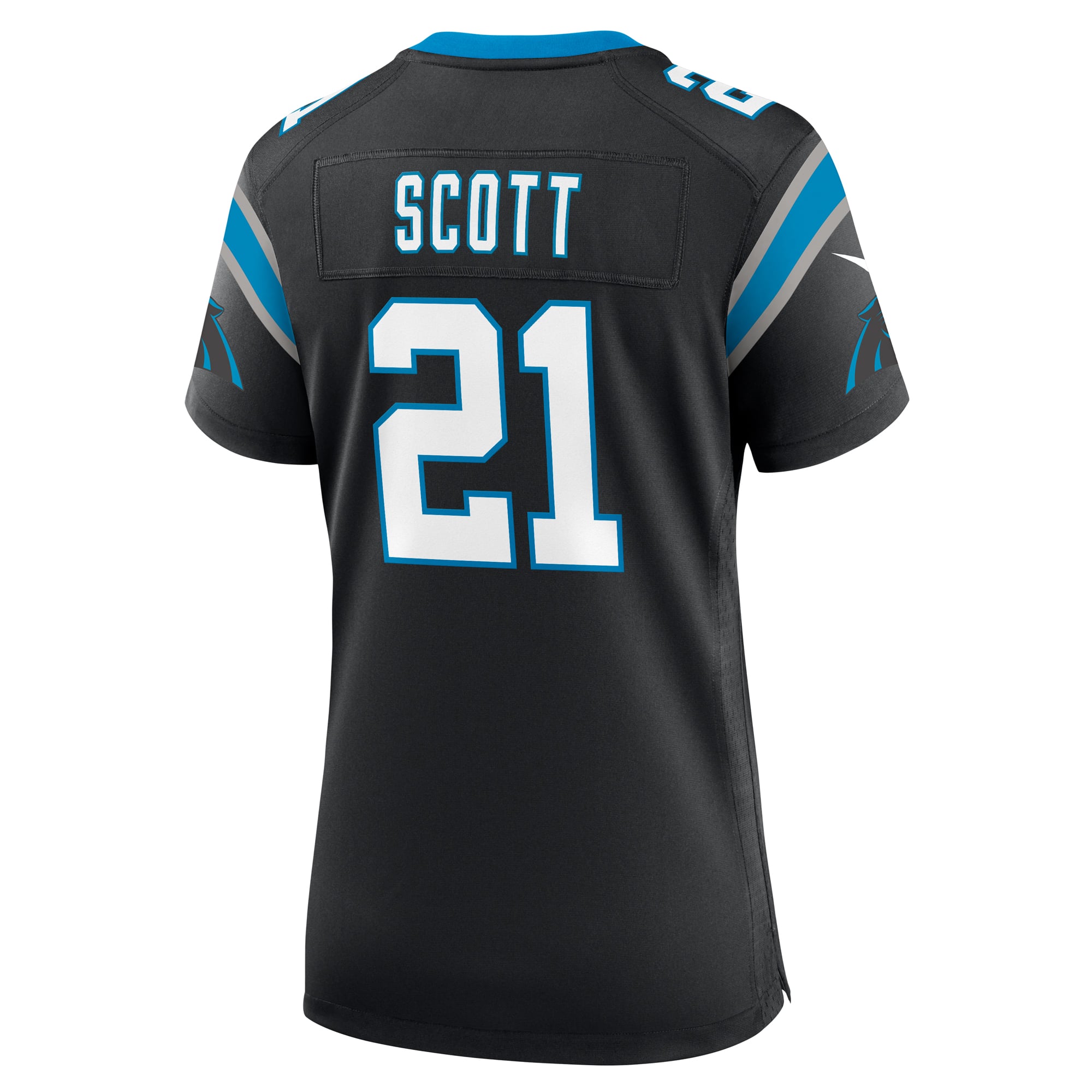 Women's Carolina Panthers Nick Scott Black Game Jersey