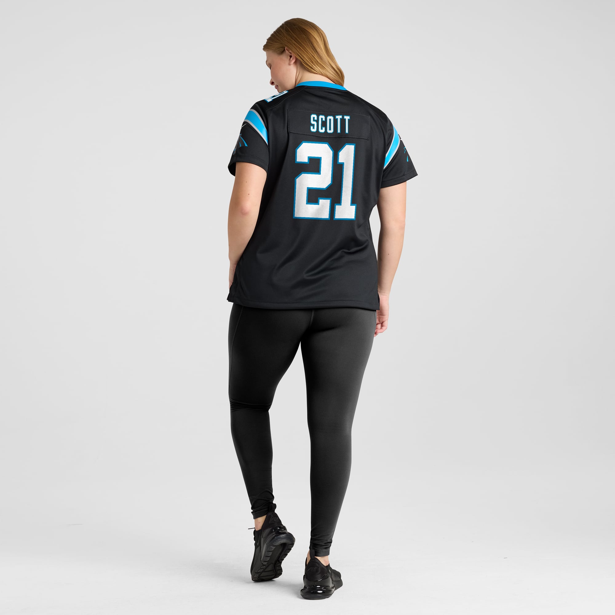 Women's Carolina Panthers Nick Scott Black Game Jersey