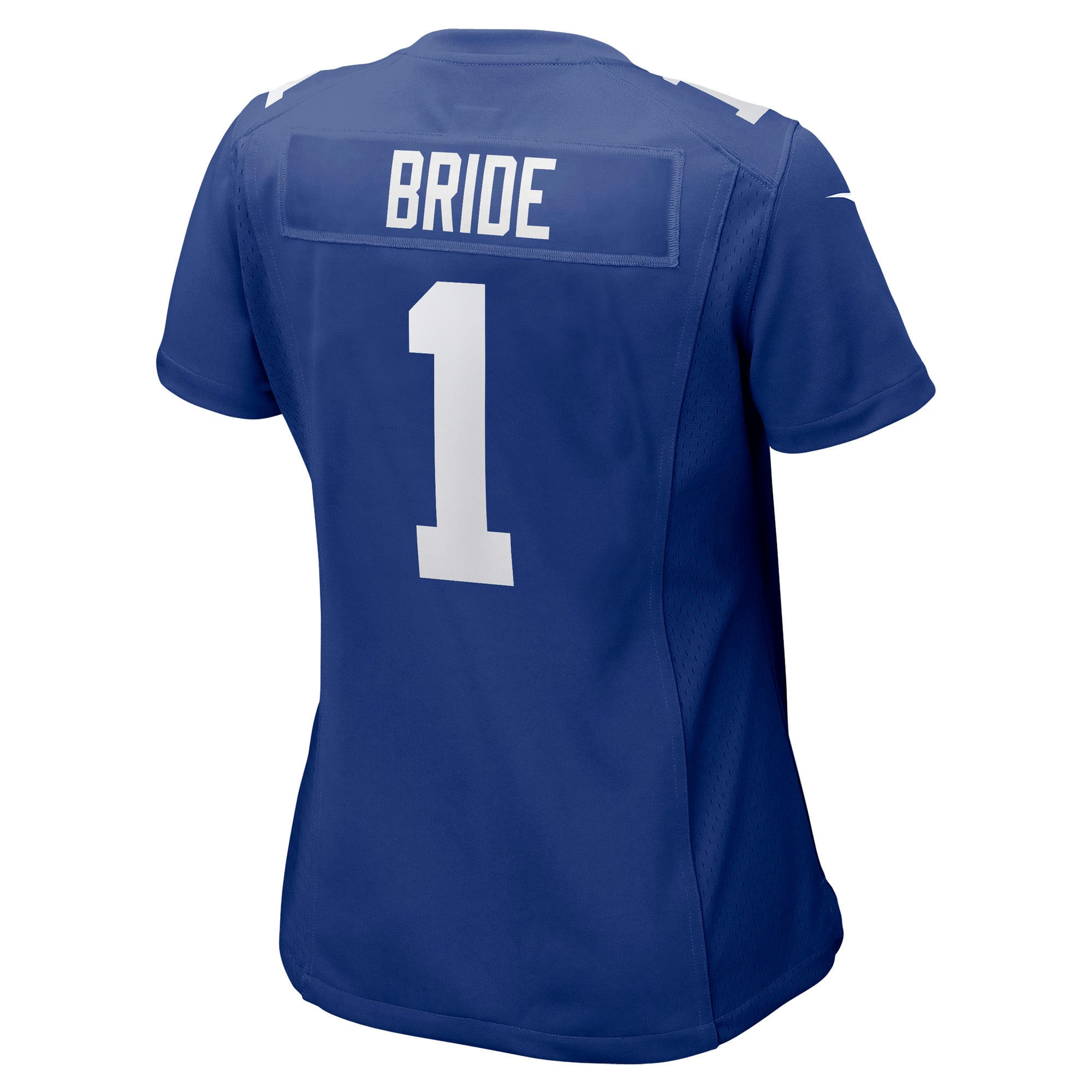Women's New York Giants Number 1 Bride Royal Game Jersey