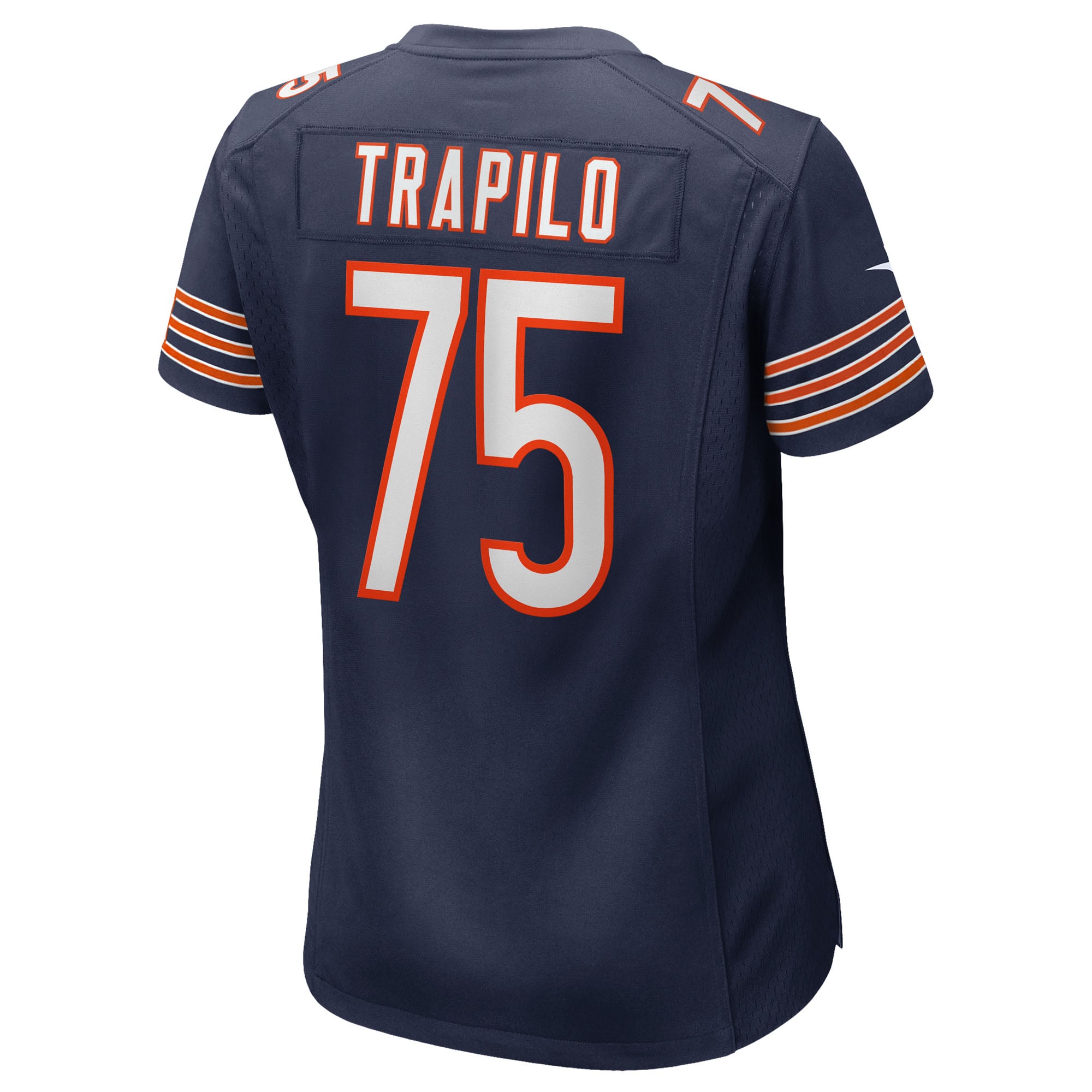 Women's Chicago Bears Ozzy Trapilo Navy Team Game Jersey