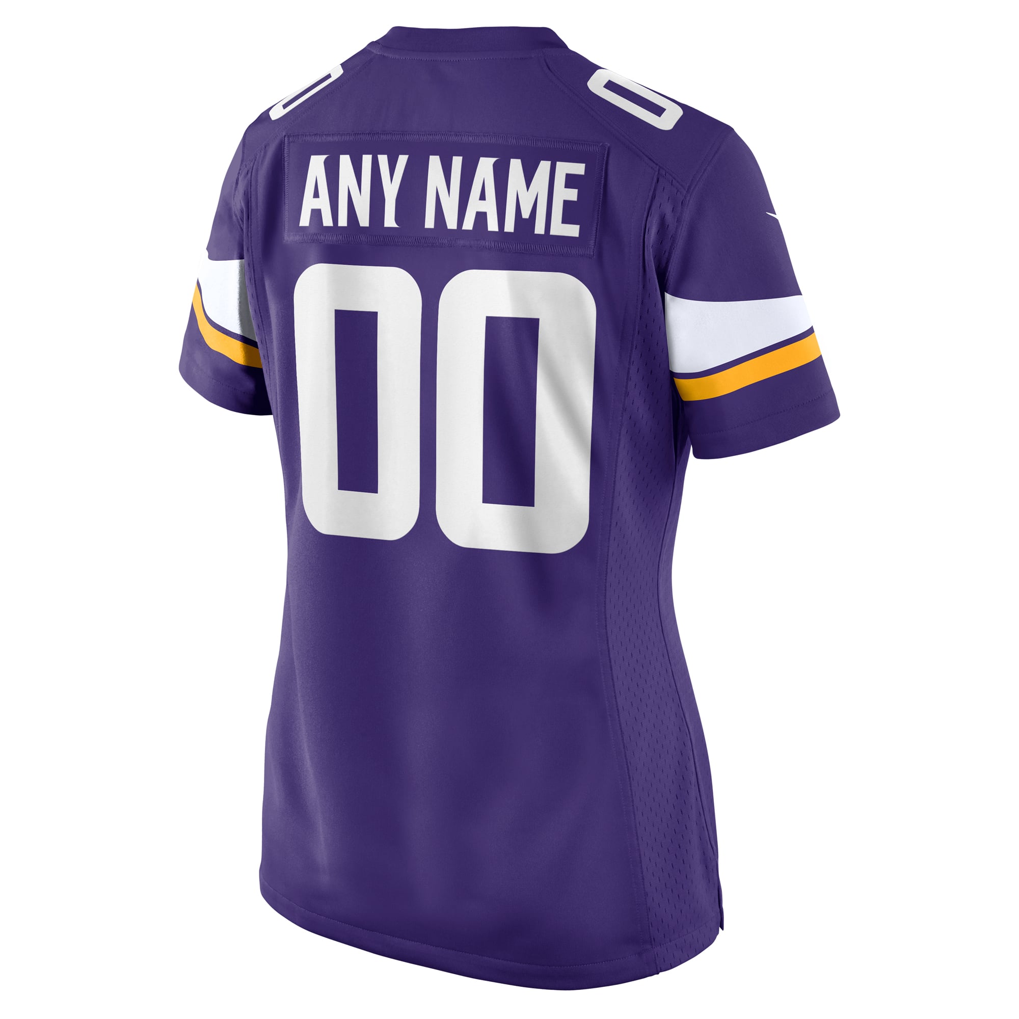 Women's Purple Minnesota Vikings Custom Game Jersey