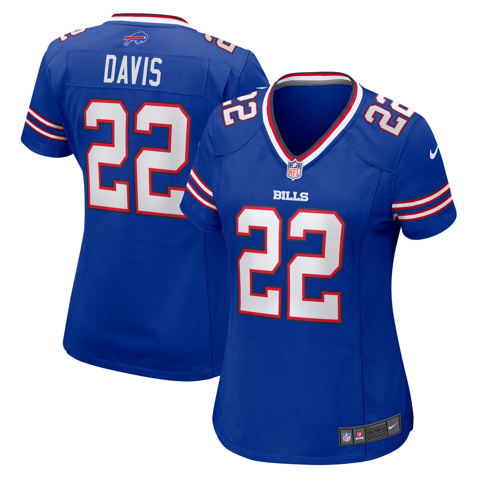 Women's Buffalo Bills Ray Davis Royal Game Jersey