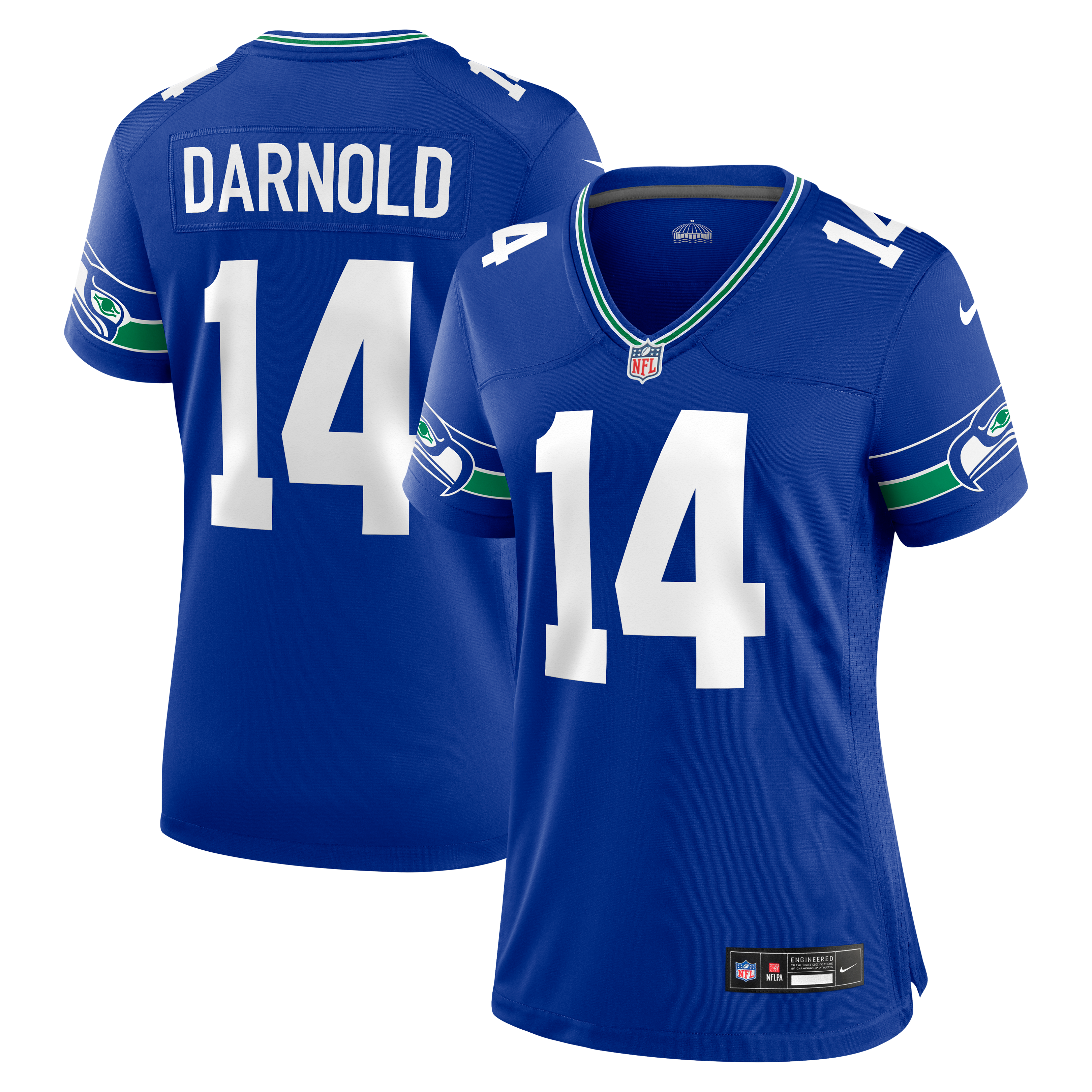 Women's Seattle Seahawks Sam Darnold Royal Alternate Game Jersey