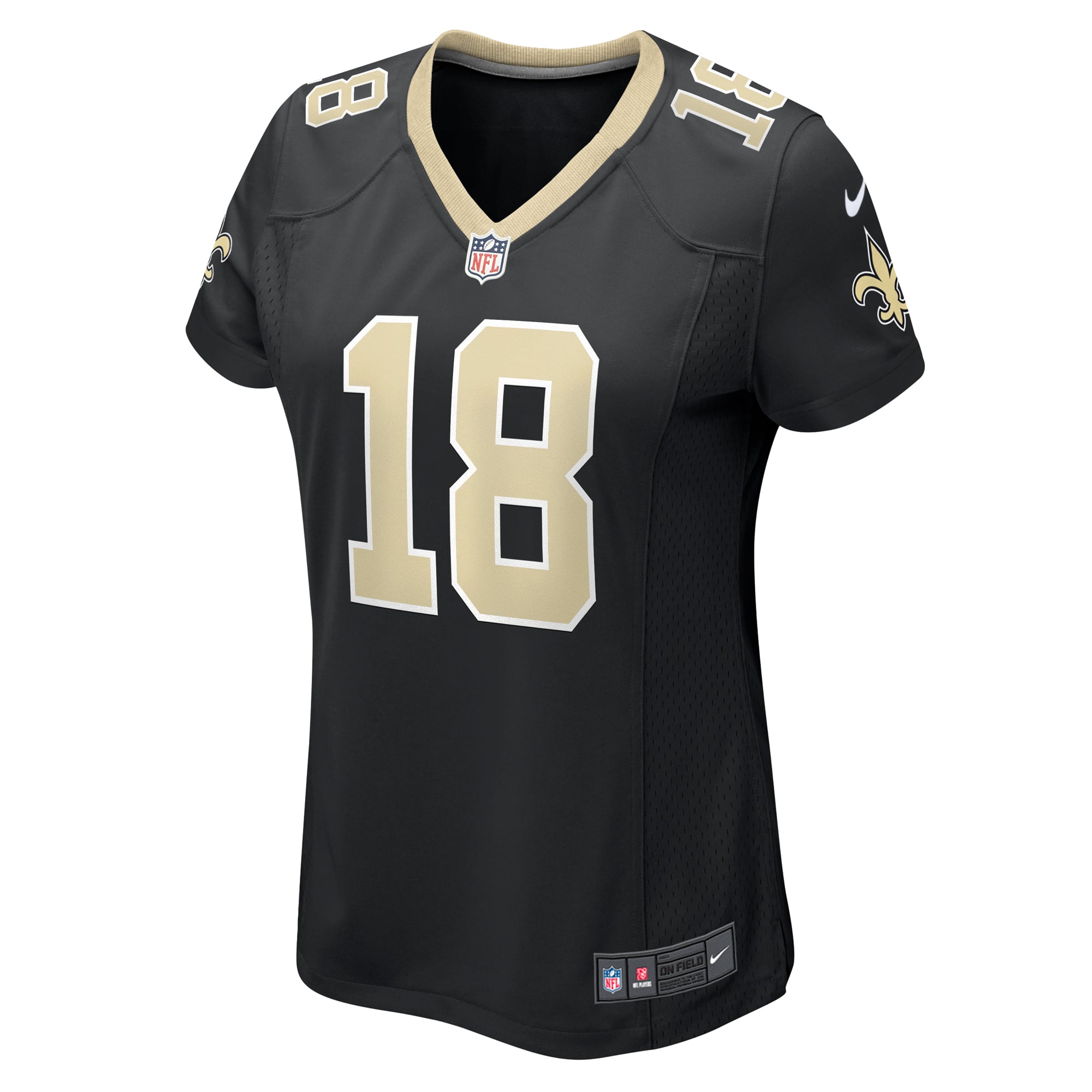 Women's New Orleans Saints Spencer Rattler Black Game Jersey