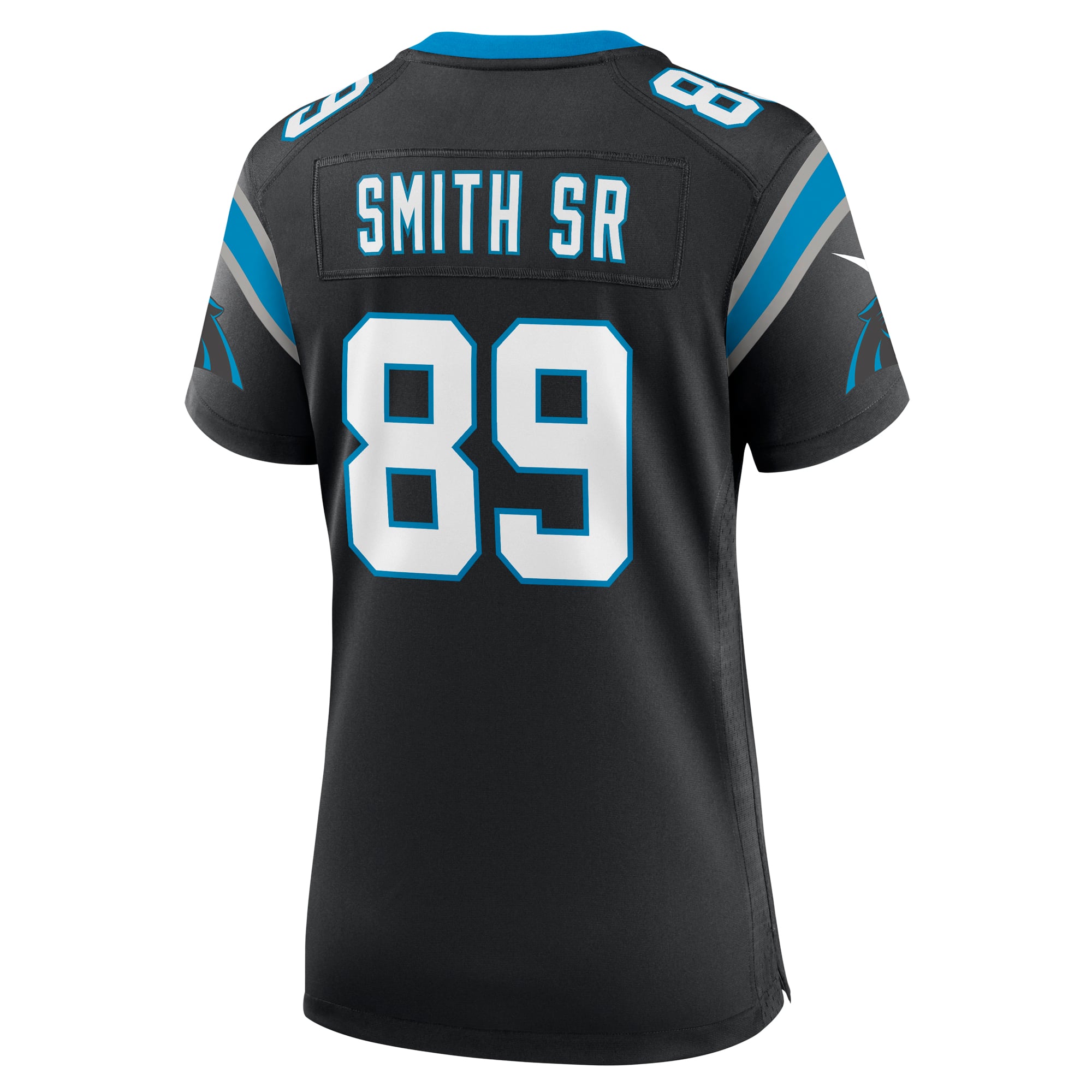 Women's Carolina Panthers Steve Smith Sr. Black Retired Player Game Jersey