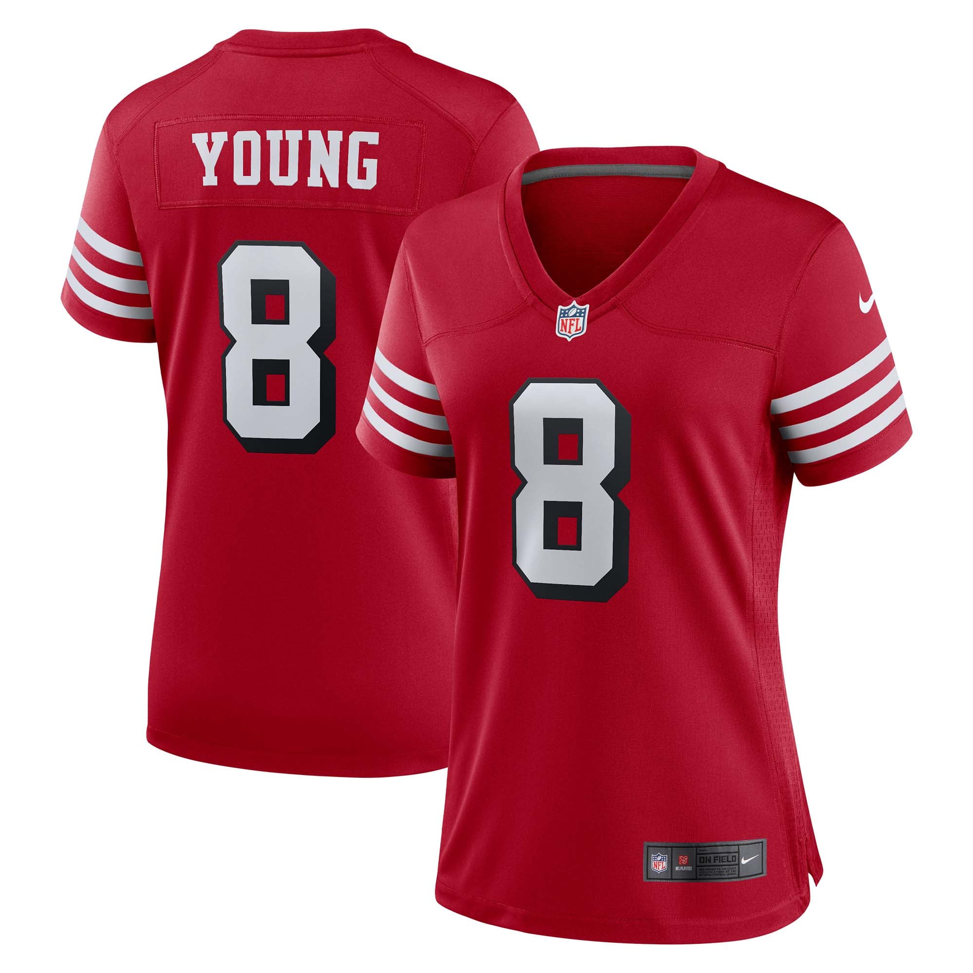 Women's San Francisco 49ers Steve Young Scarlet Alternate Game Jersey